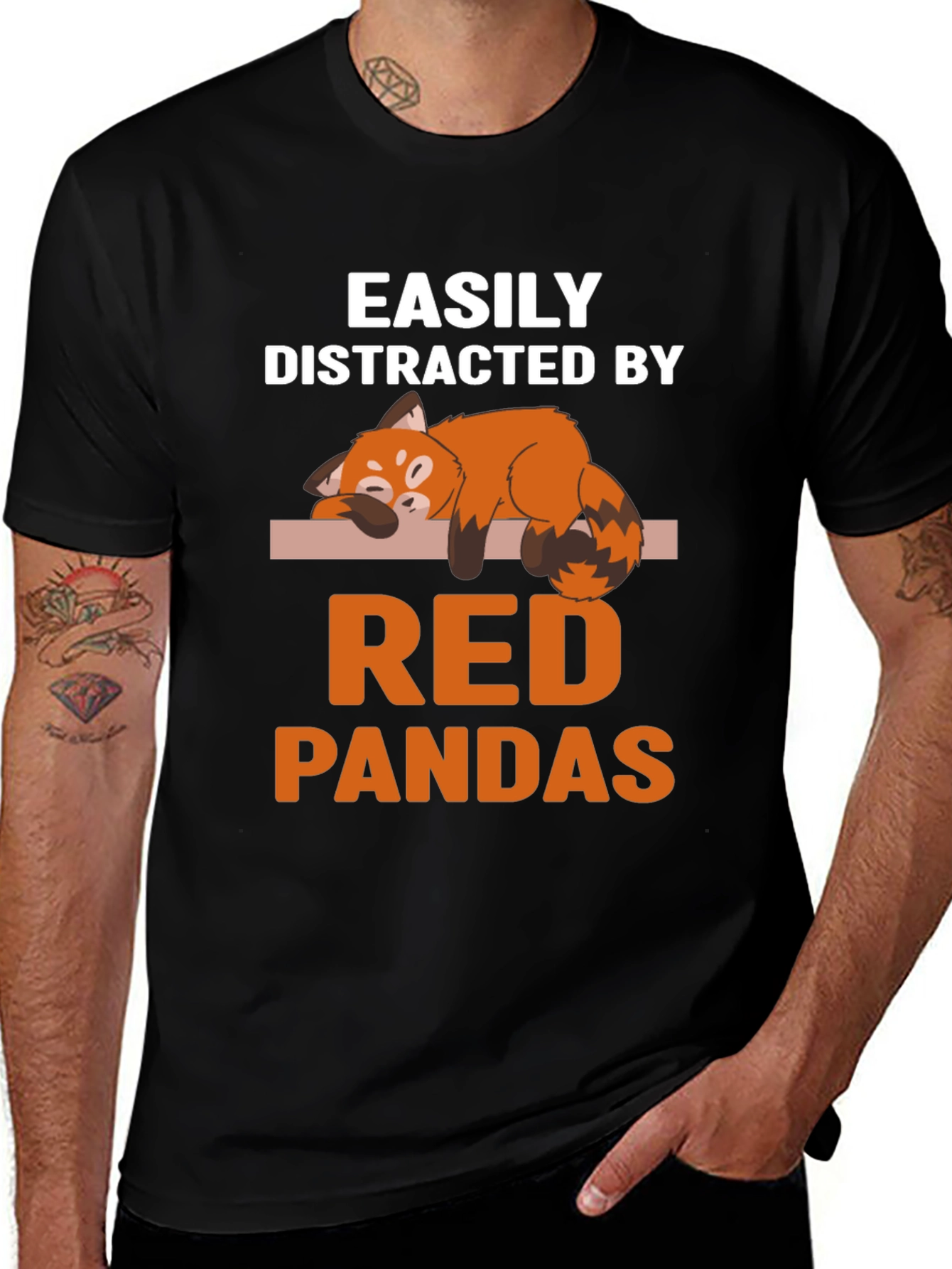 Easily Distracted By Red Pandas T-Shirt