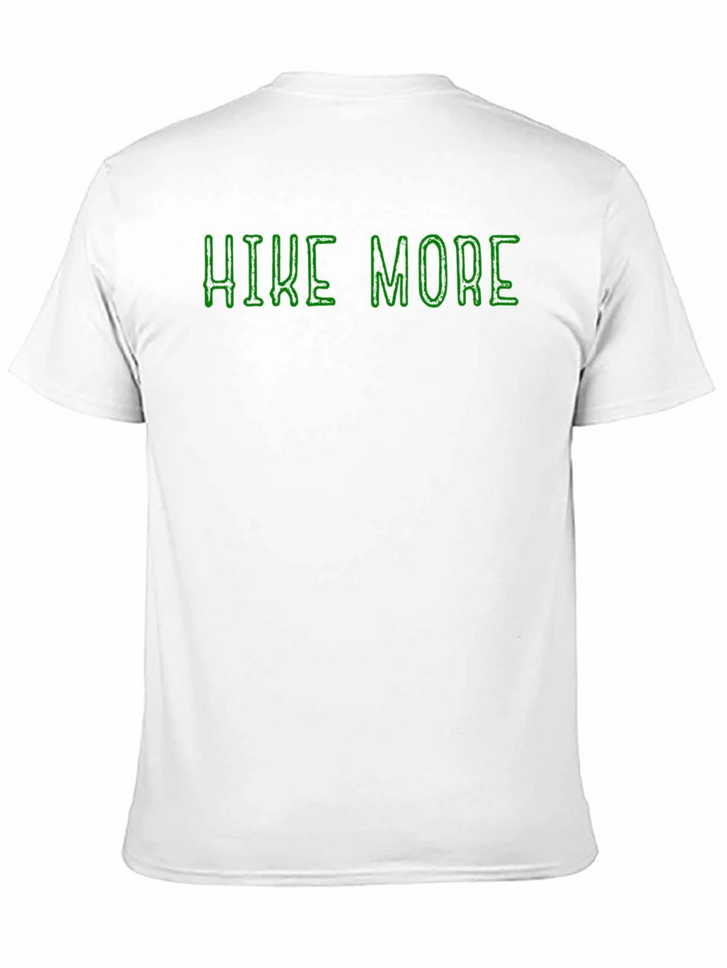 Hike More Black Cotton Graphic Tee