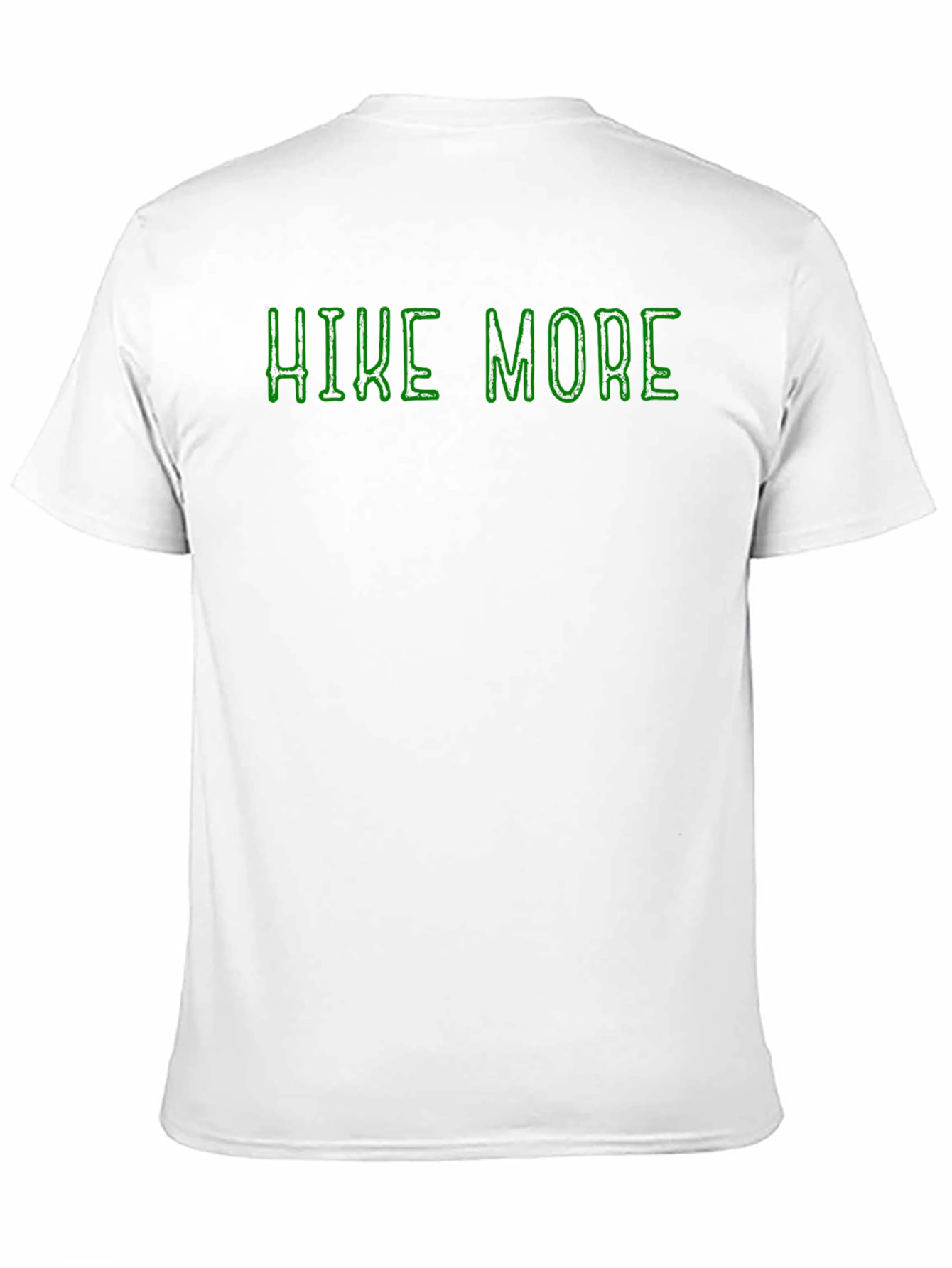 Hike More Black Cotton Graphic Tee
