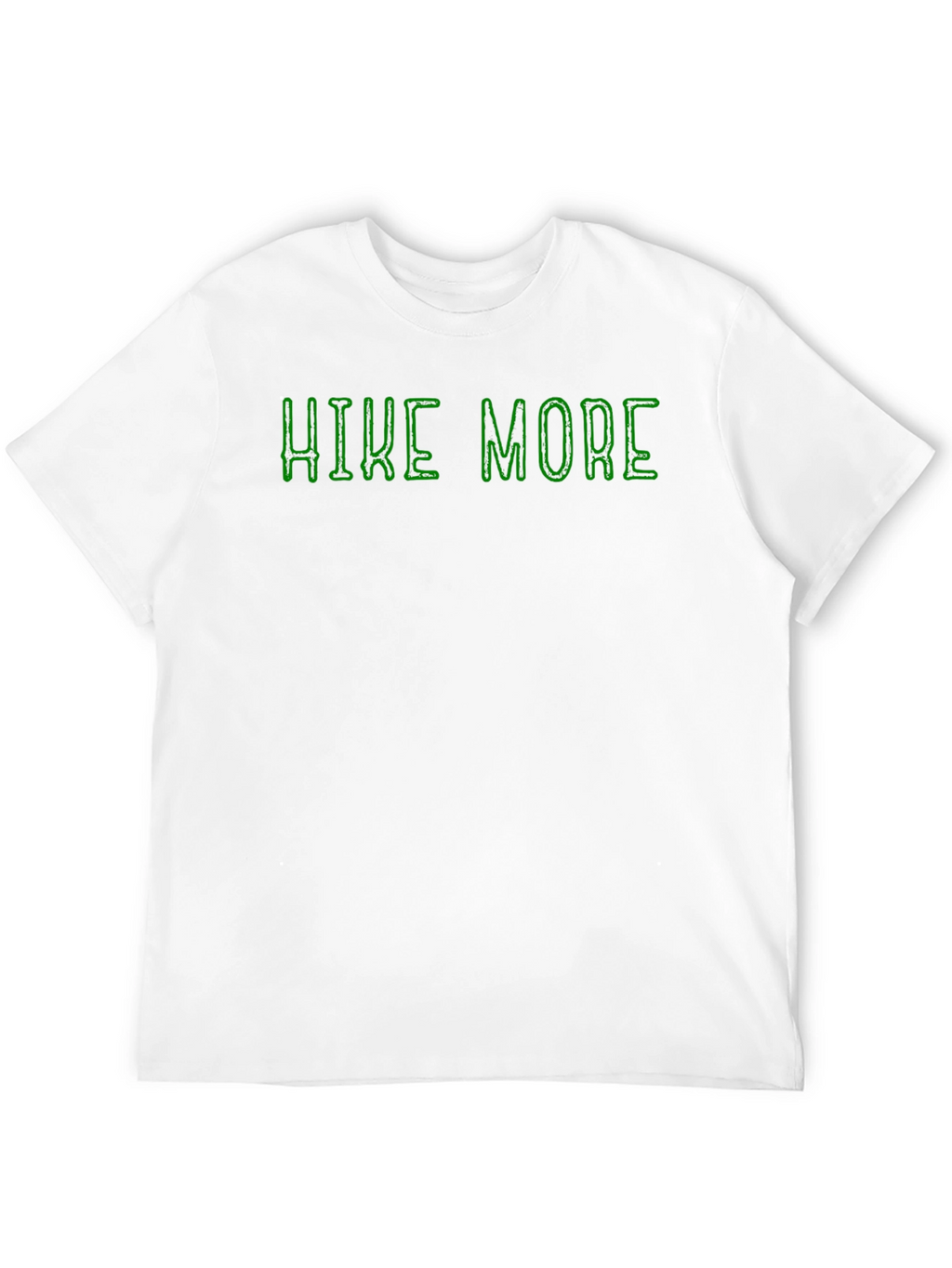 Hike More Black Cotton Graphic Tee
