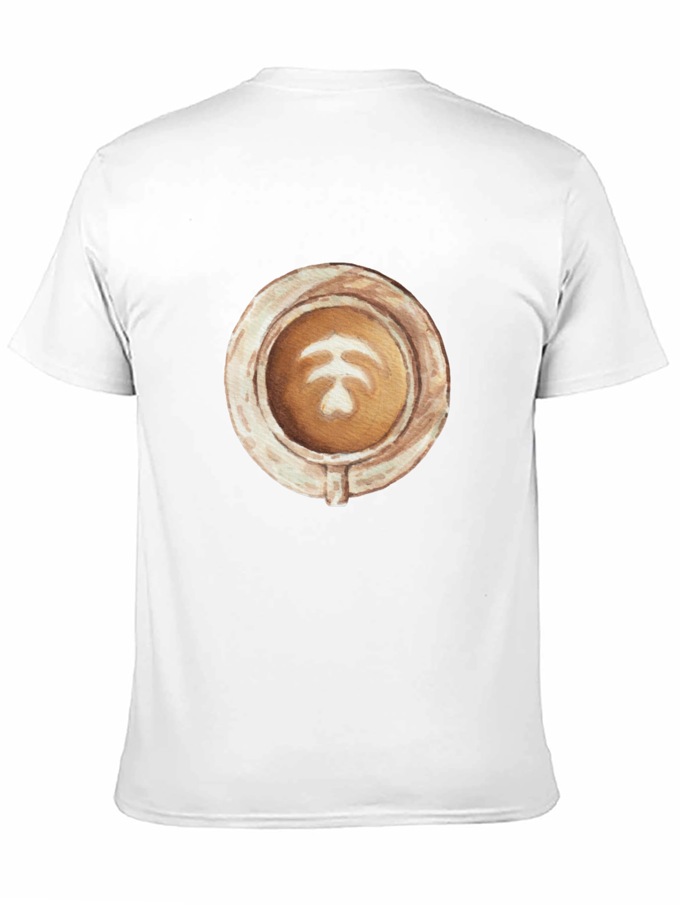 Latte Art Graphic Tee - Coffee Lovers Style