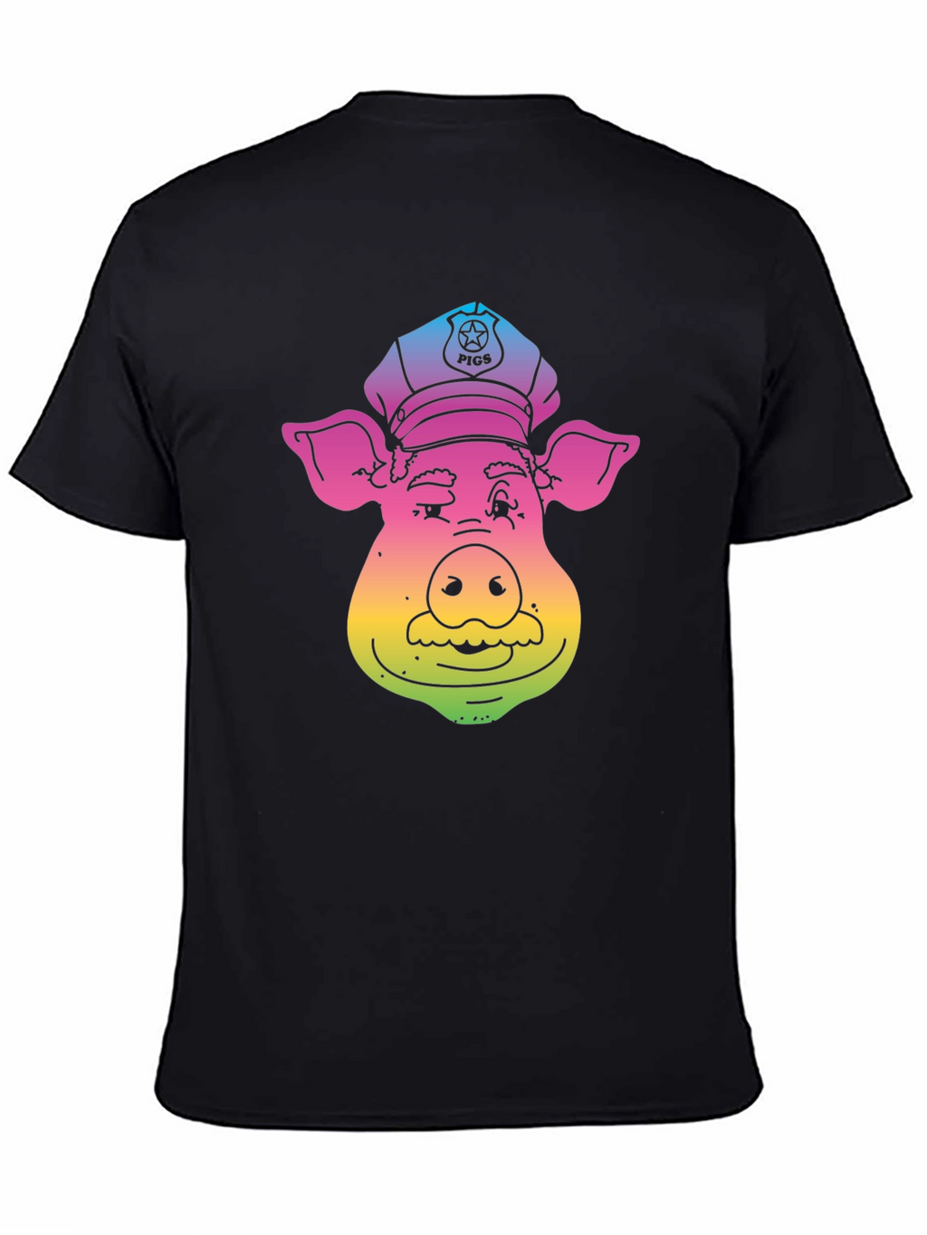 Rainbow Pig Police T-Shirt