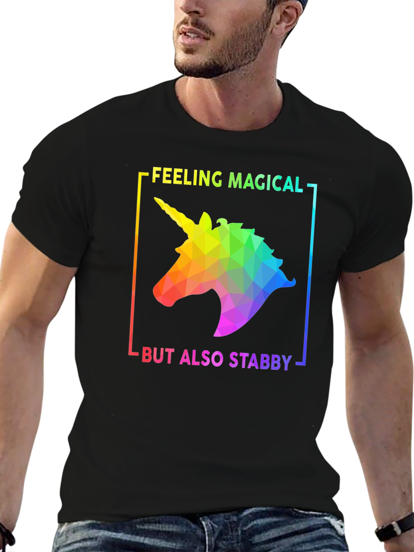 Magical Stabby Unicorn Graphic Tee