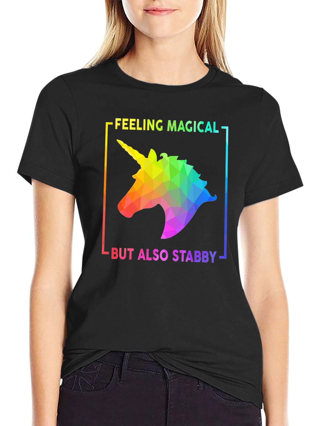 Magical Stabby Unicorn Graphic Tee