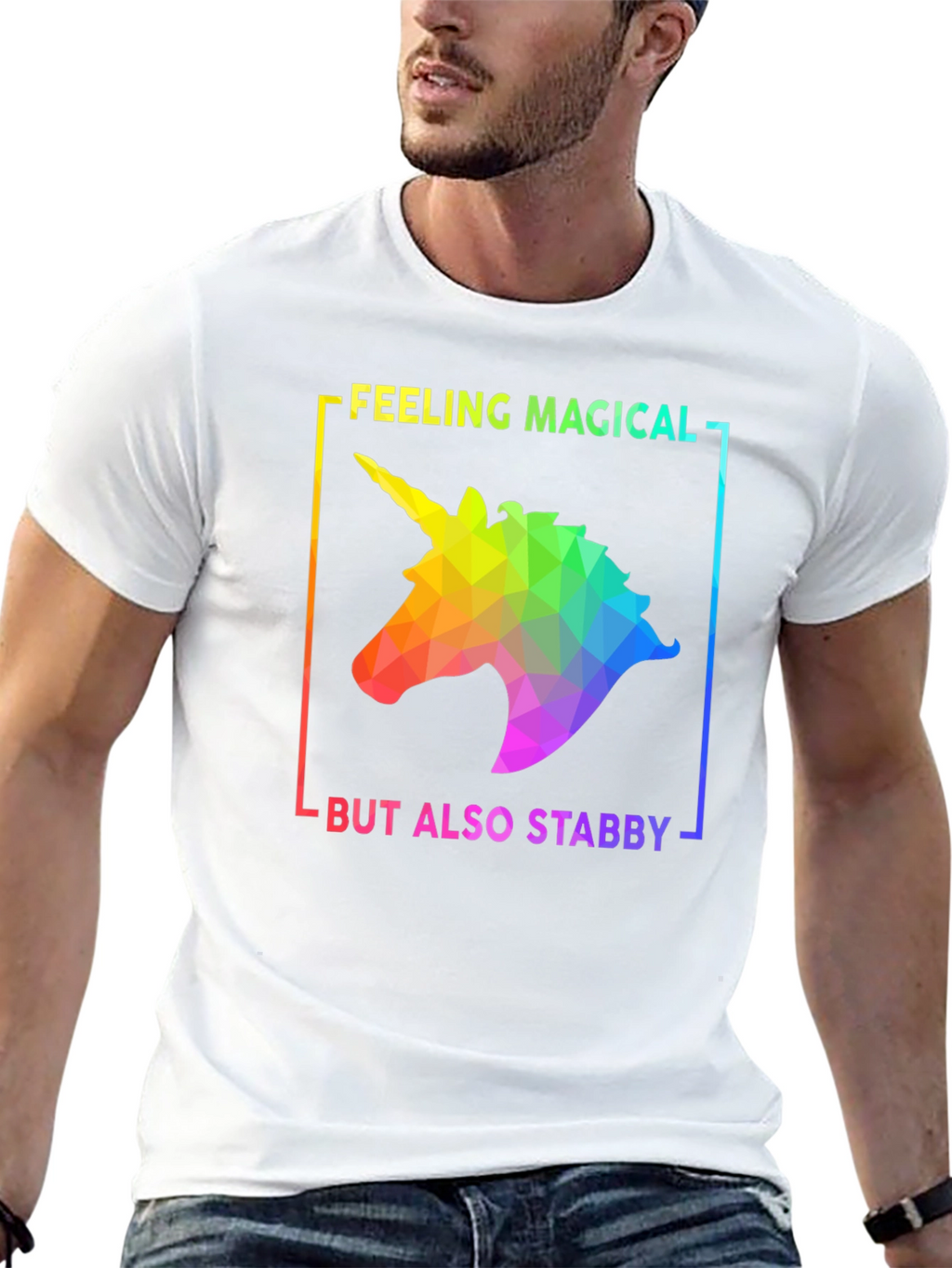 Magical Stabby Unicorn Graphic Tee