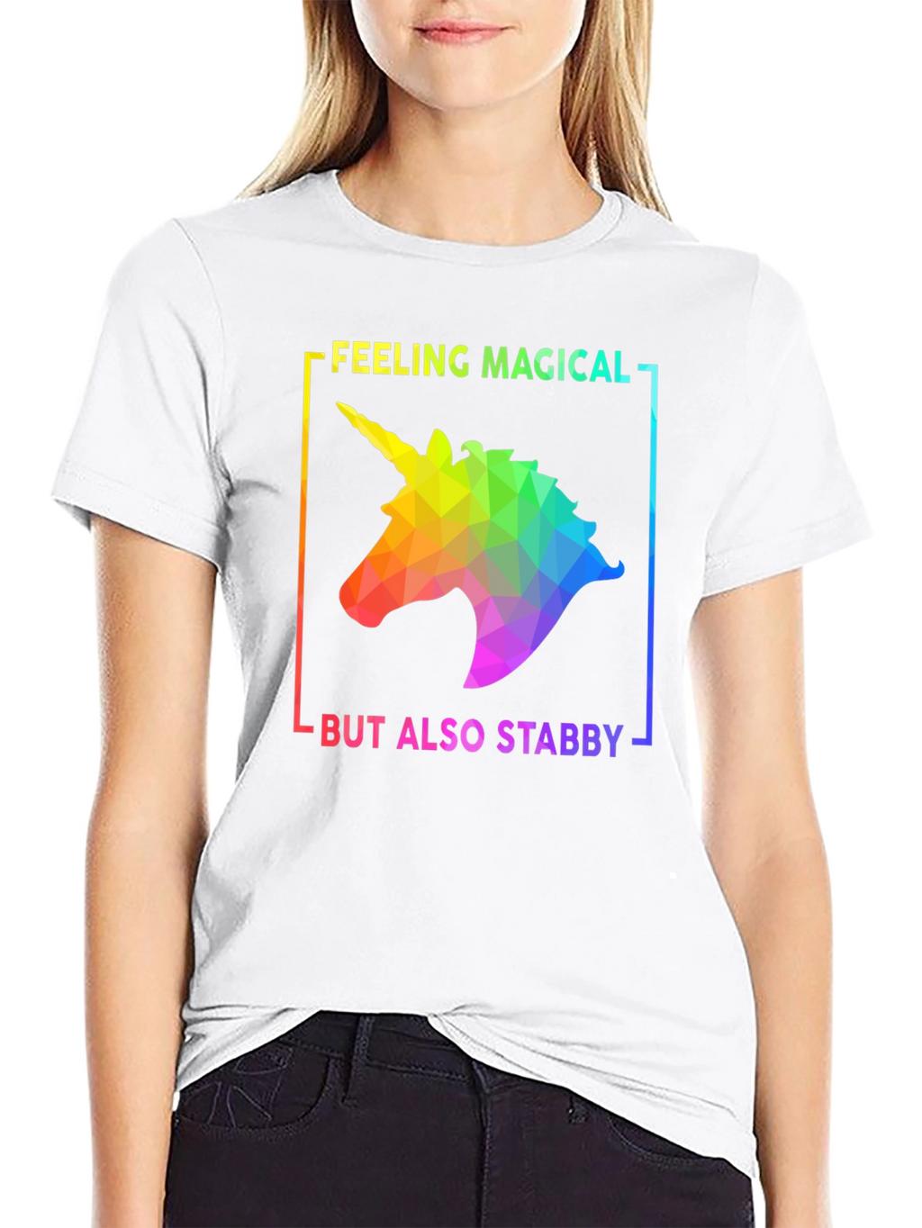 Magical Stabby Unicorn Graphic Tee