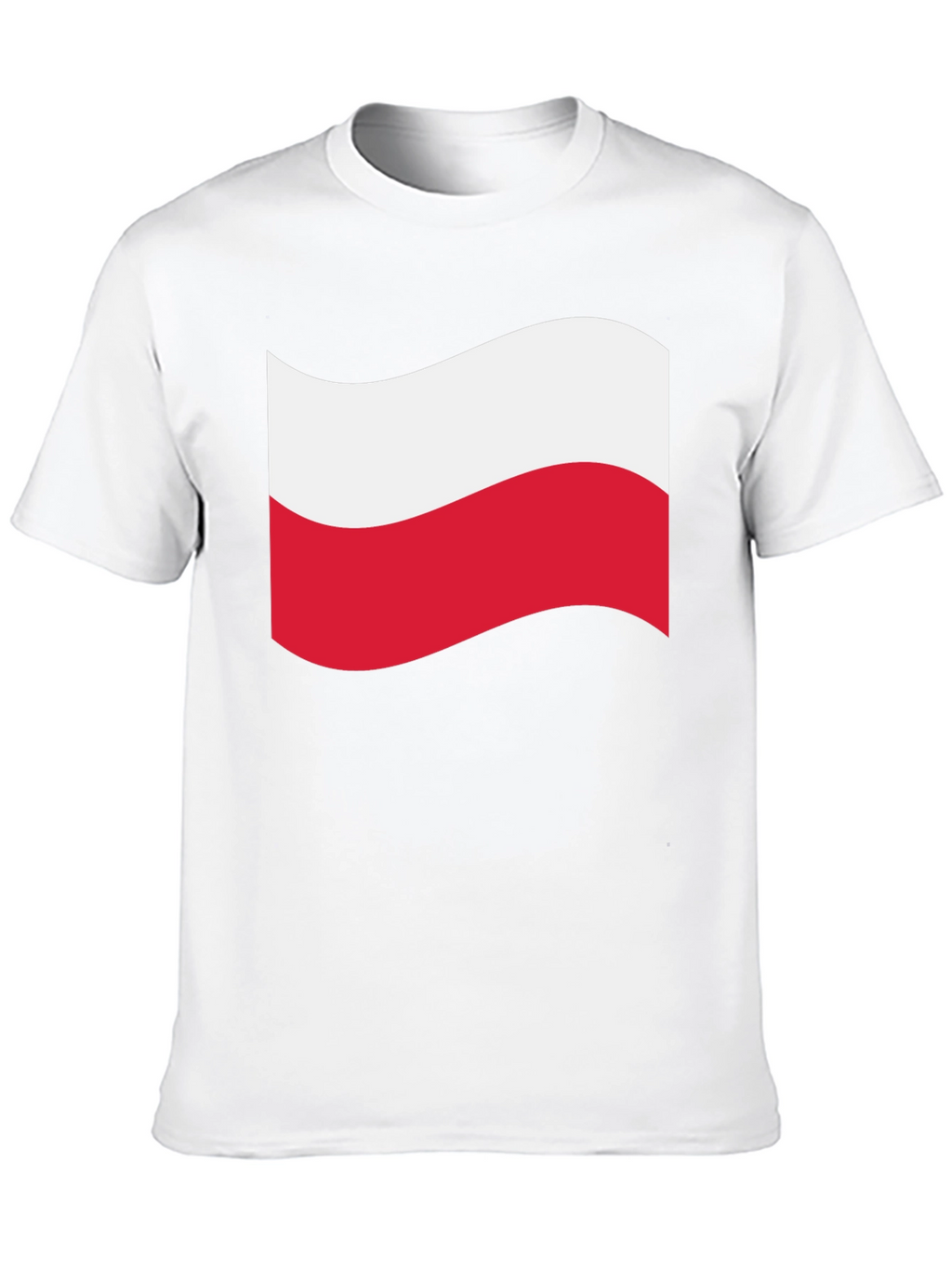 Poland Flag T-Shirt - Black Crew Neck Tee