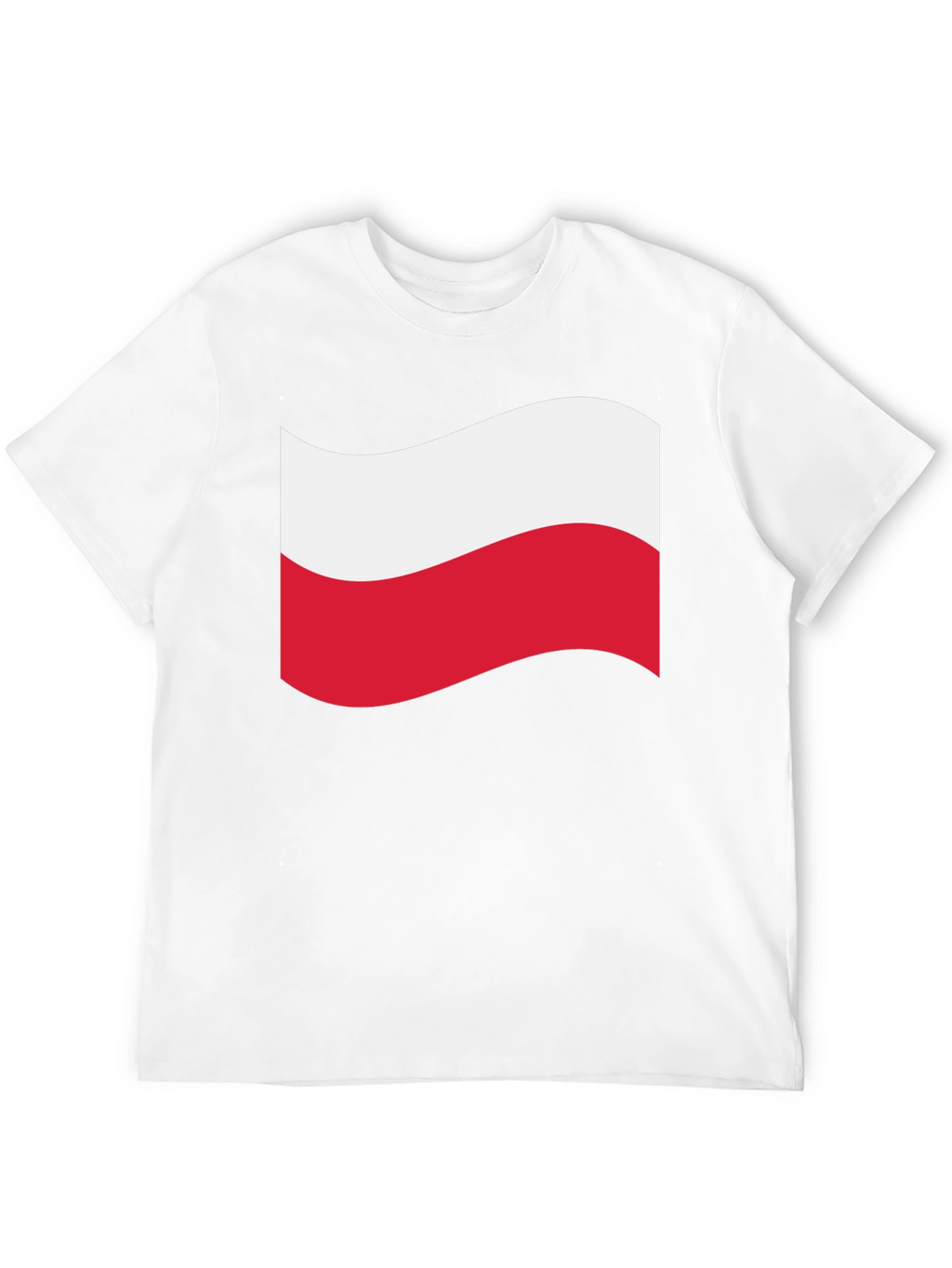Poland Flag T-Shirt - Black Crew Neck Tee