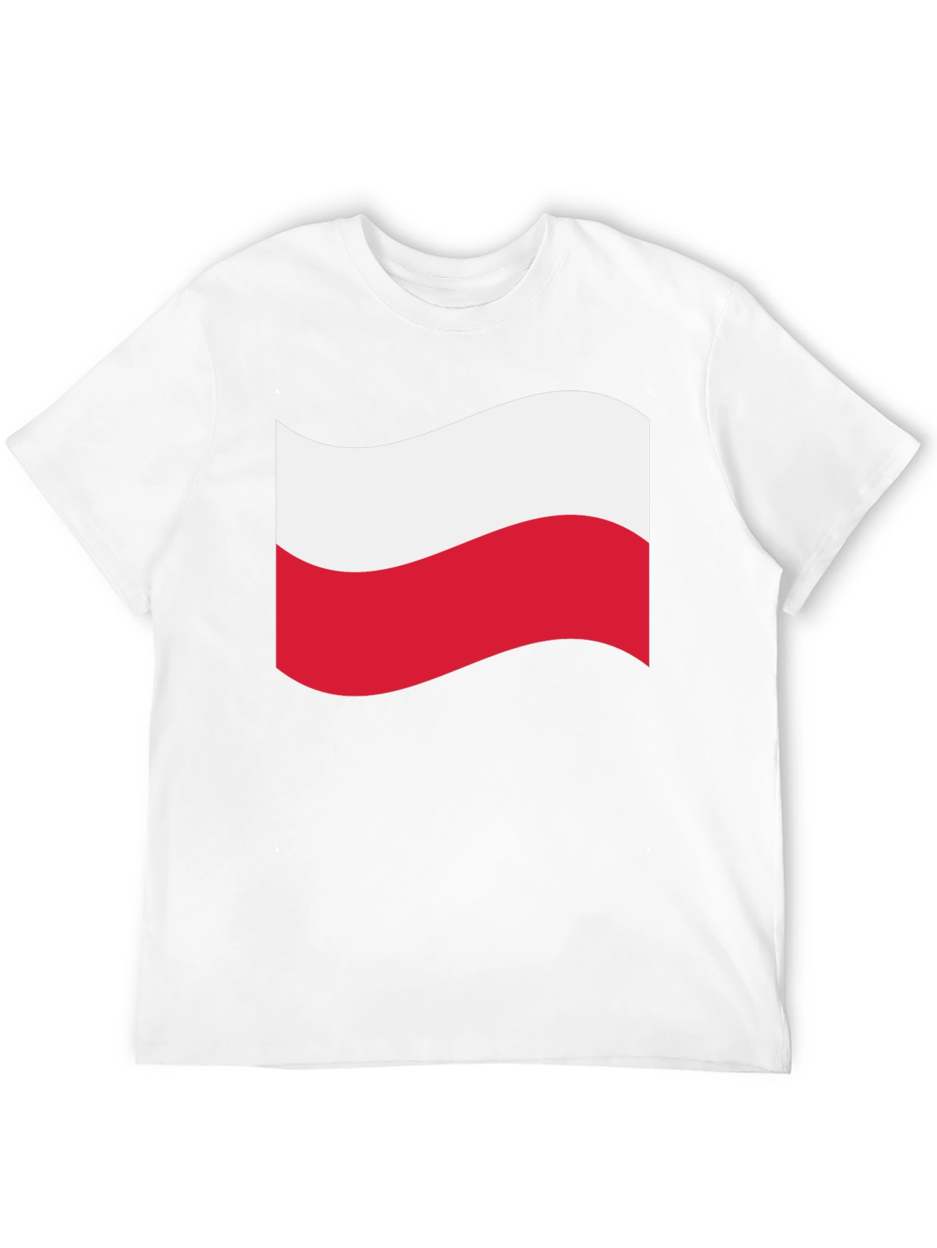 Poland Flag T-Shirt - Black Crew Neck Tee