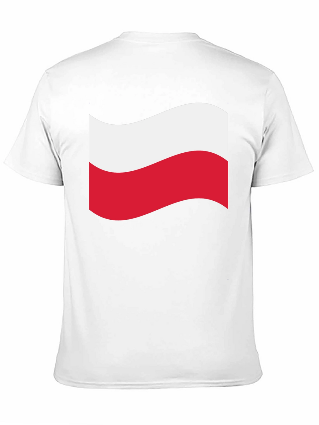 Poland Flag T-Shirt - Black Crew Neck Tee