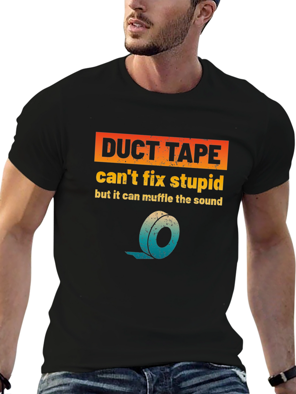 Duct Tape Fixes Stupid T-Shirt