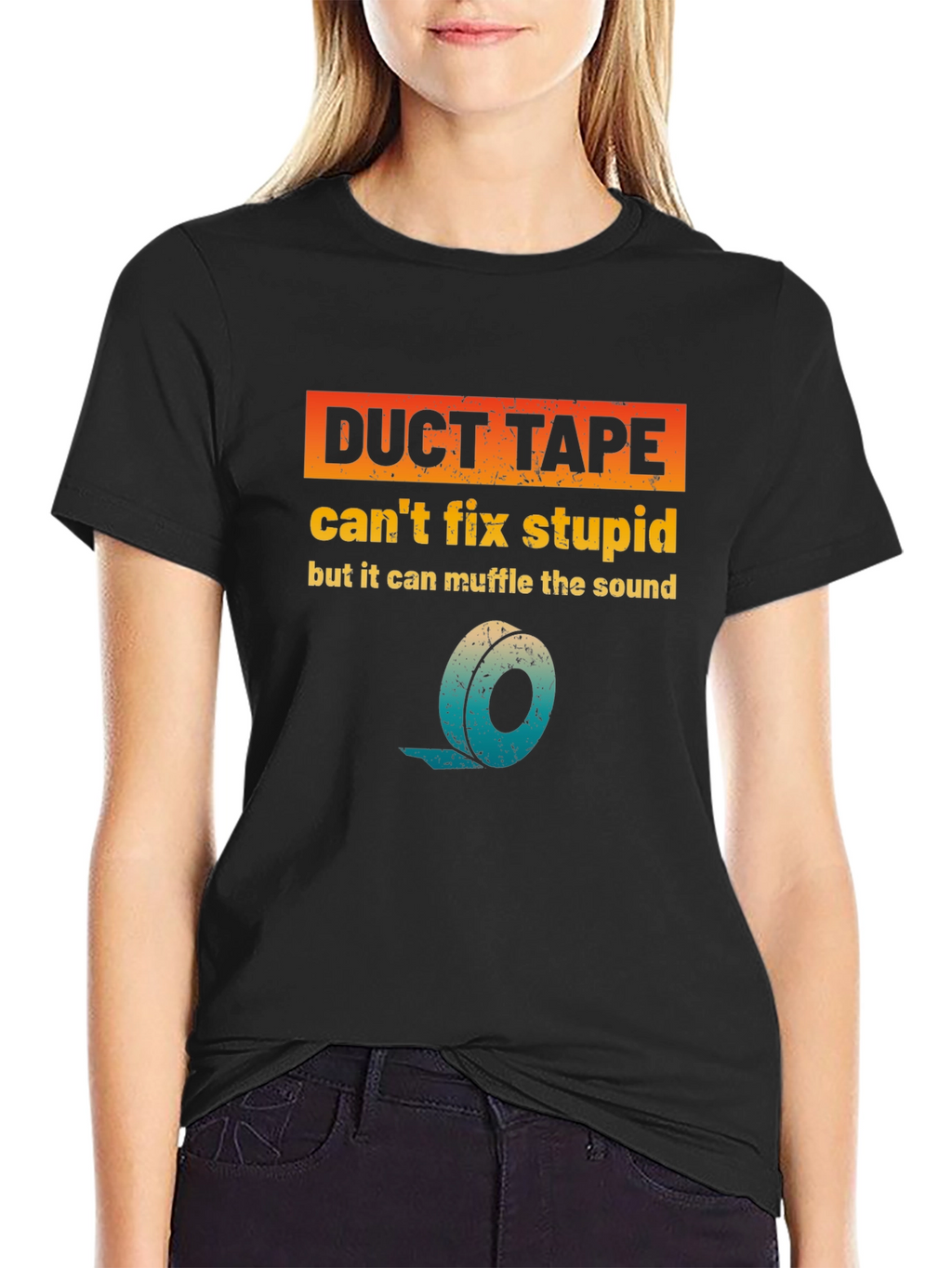 Duct Tape Fixes Stupid T-Shirt