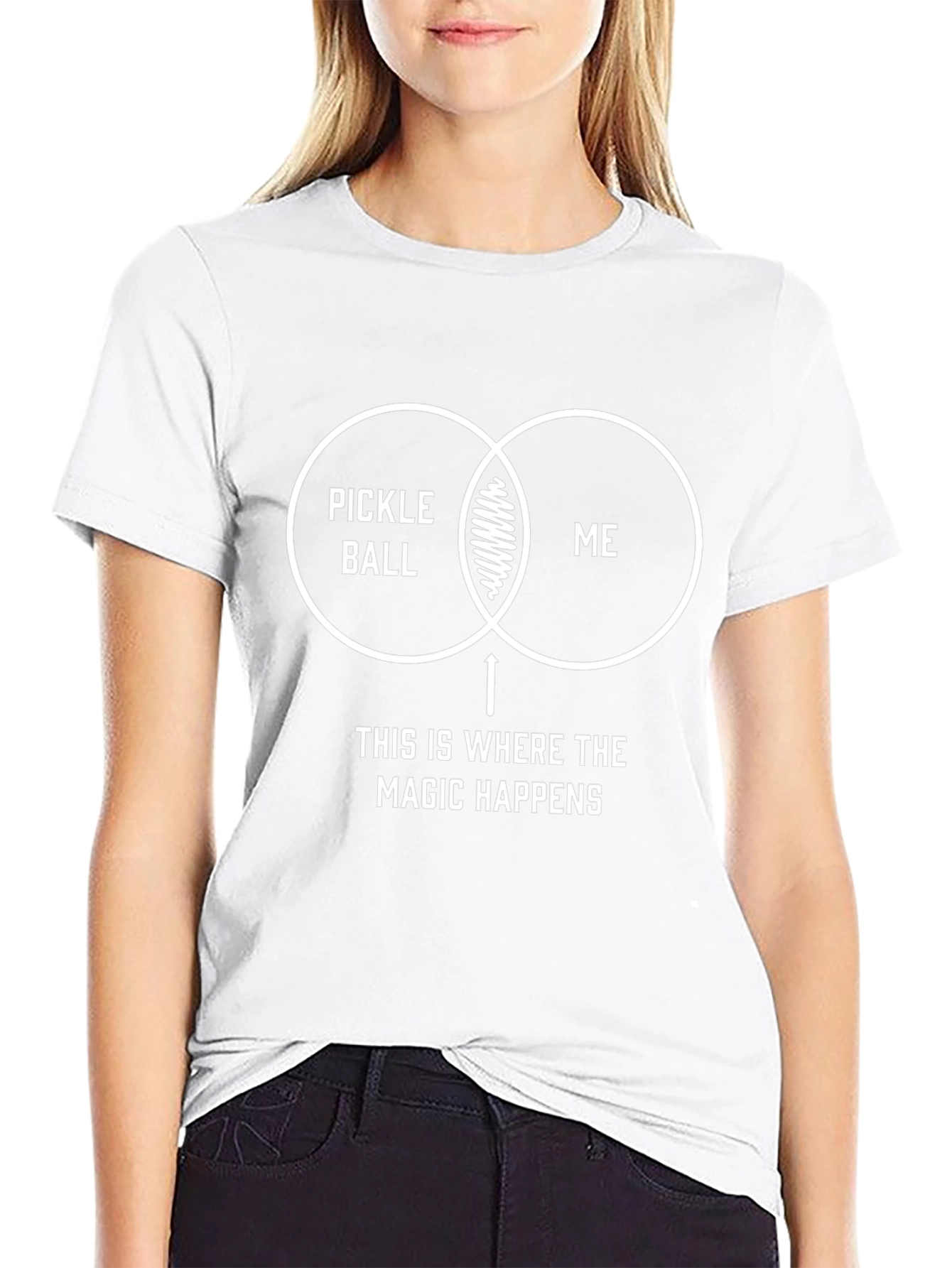 Pickleball Magic Graphic Tee - Black