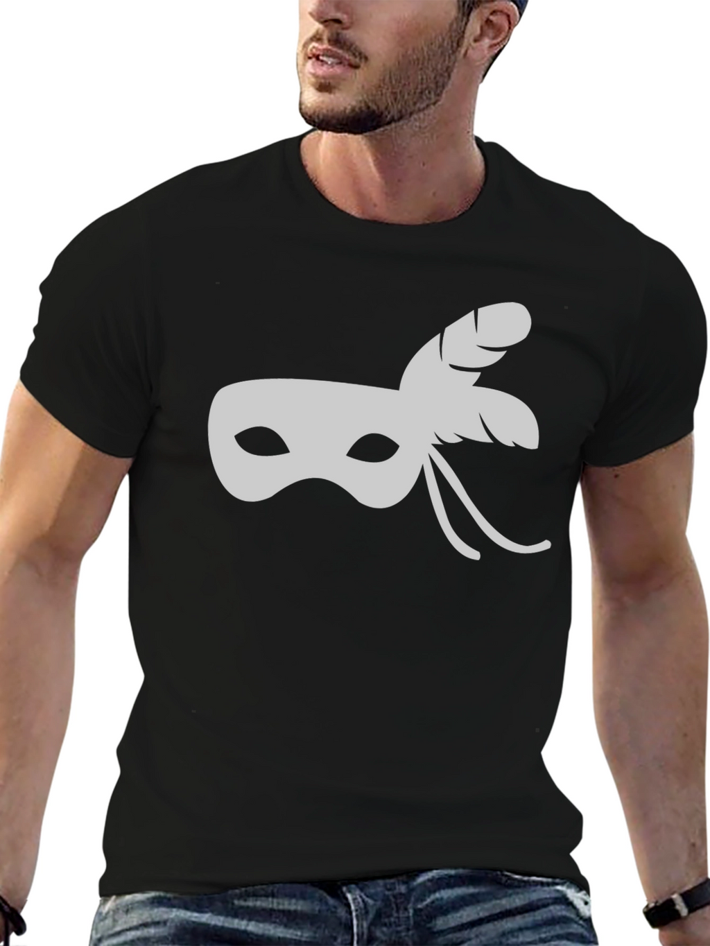 Masquerade Mask T-Shirt - Stylish & Unique