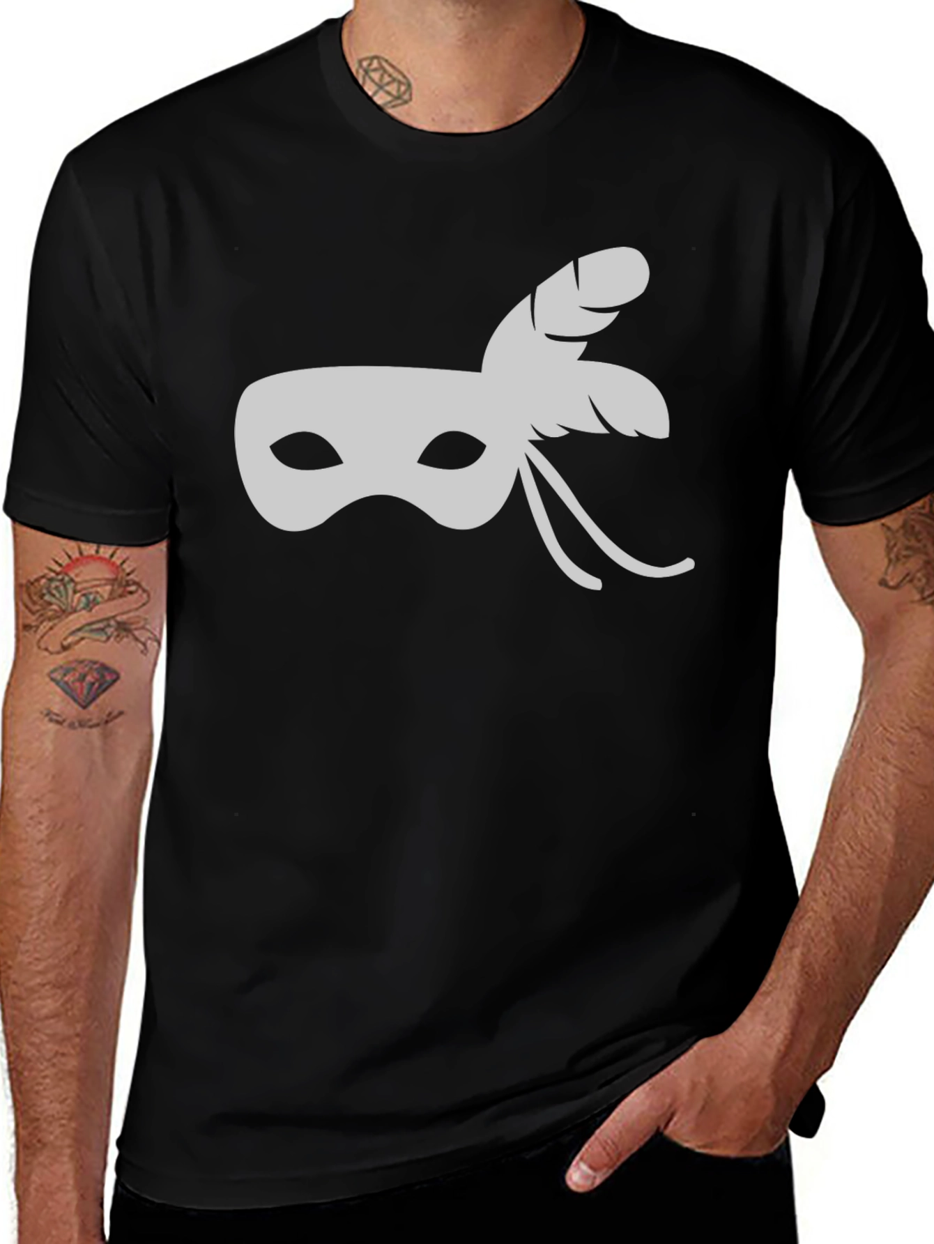 Masquerade Mask T-Shirt - Stylish & Unique