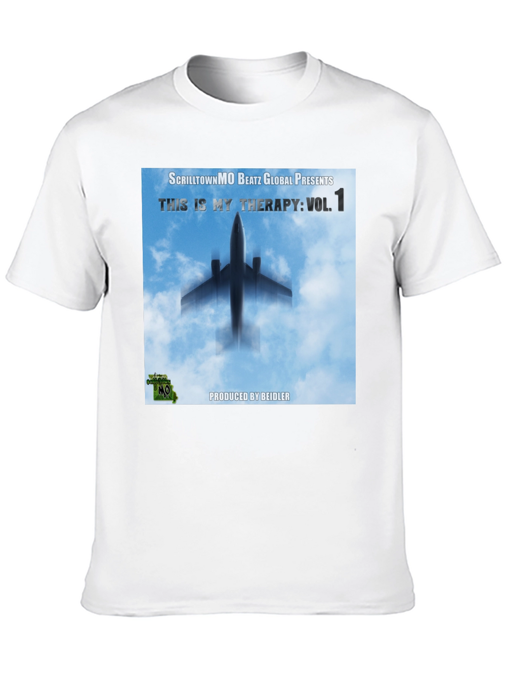 ScrilltownMO Therapy Vol. 1 Black T-Shirt
