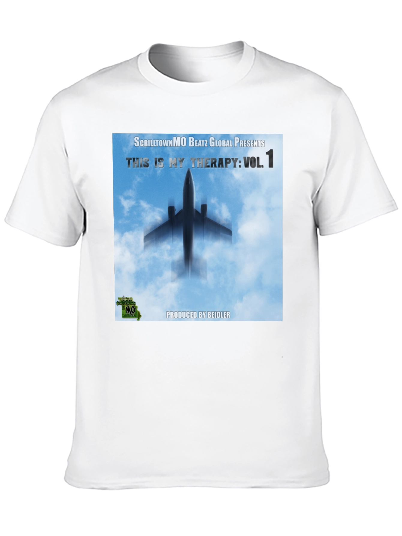 ScrilltownMO Therapy Vol. 1 Black T-Shirt