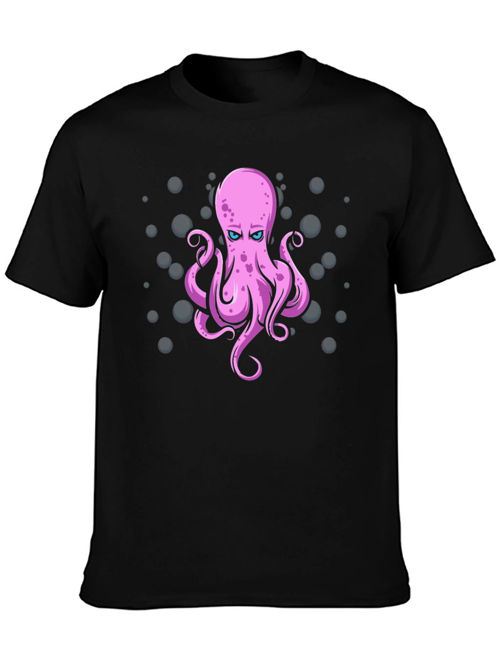 Octopus Graphic T-Shirt - Mens Black Tee