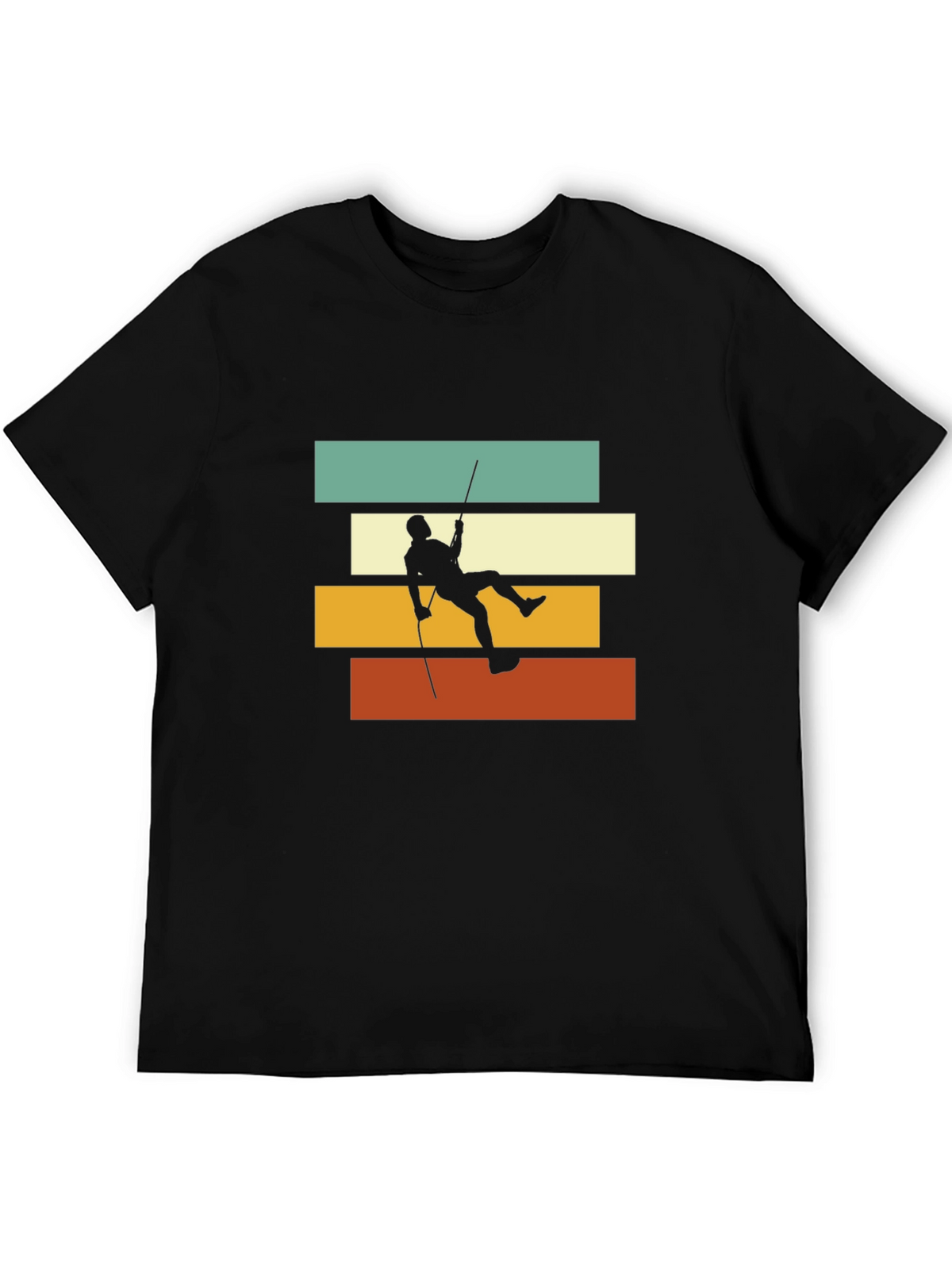 Retro Climber T-Shirt - Vintage Style Climbing Tee