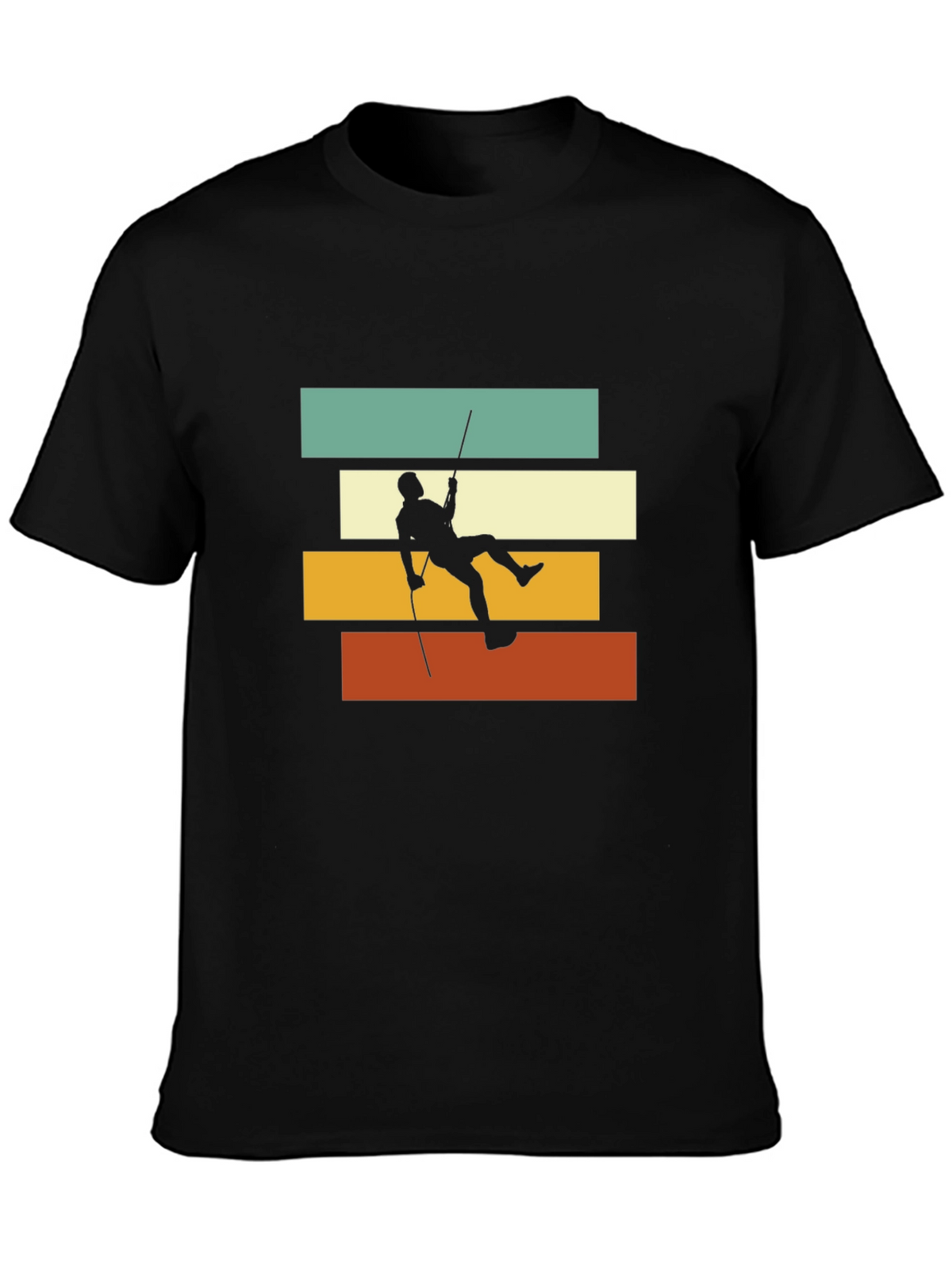 Retro Climber T-Shirt - Vintage Style Climbing Tee