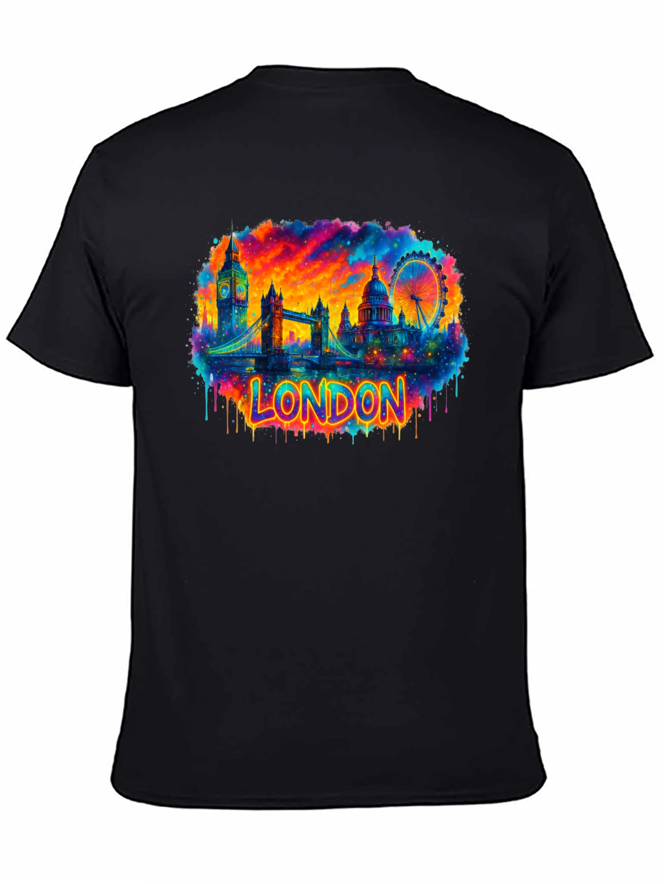 London Skyline Graphic Tee - Vibrant Cityscape T-Shirt