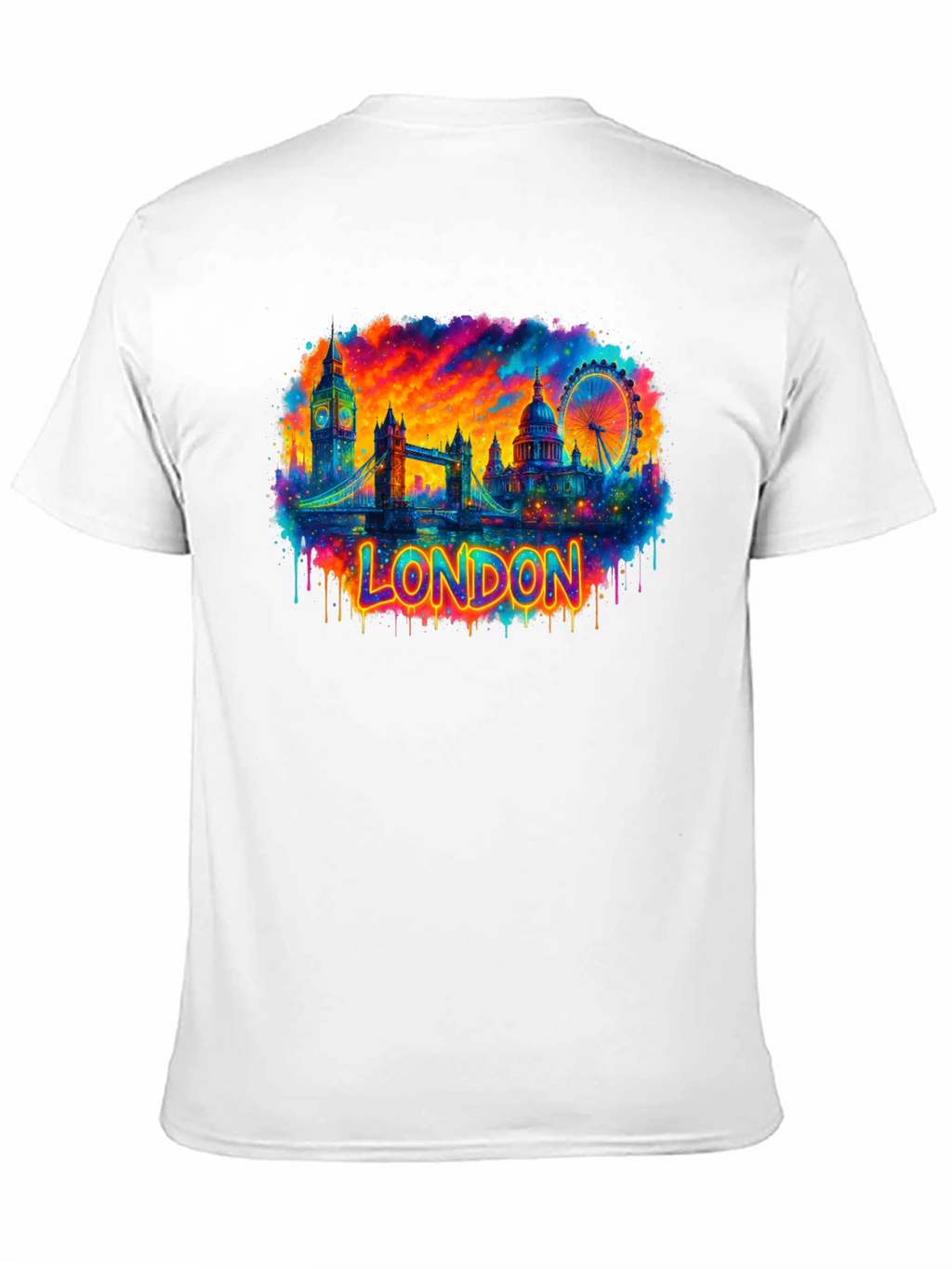 London Skyline Graphic Tee - Vibrant Cityscape T-Shirt