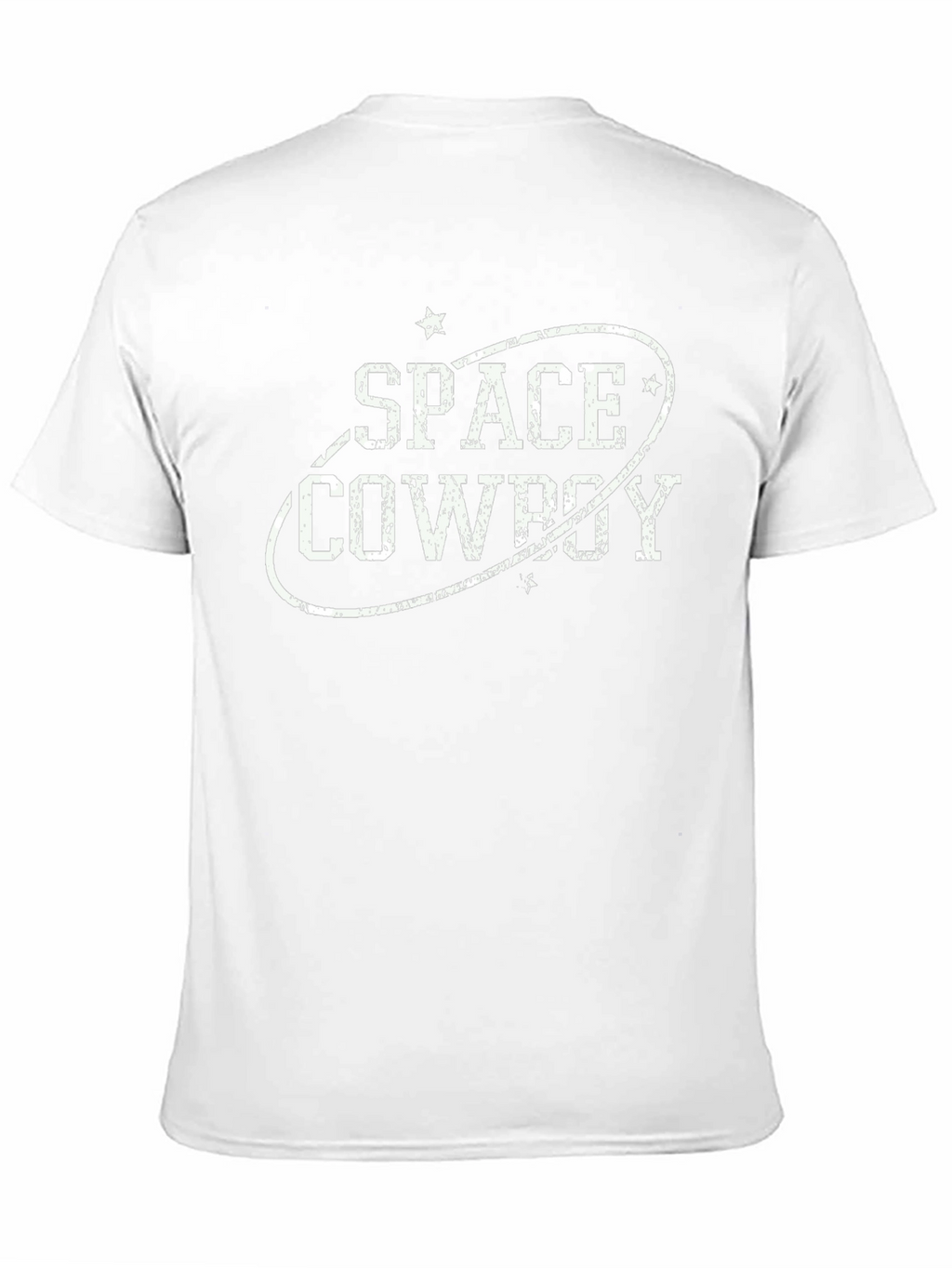 Space Cowboy Graphic Print Tee - Black