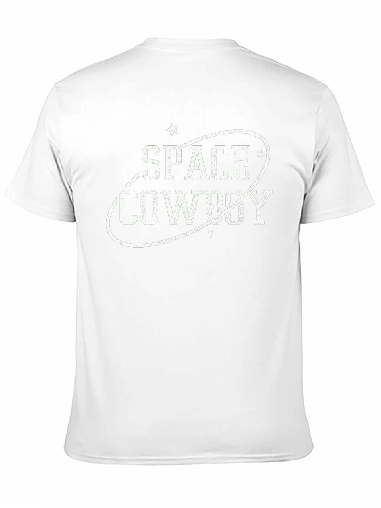 Space Cowboy Graphic Print Tee - Black