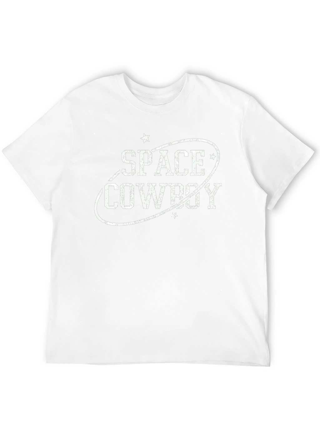Space Cowboy Graphic Print Tee - Black