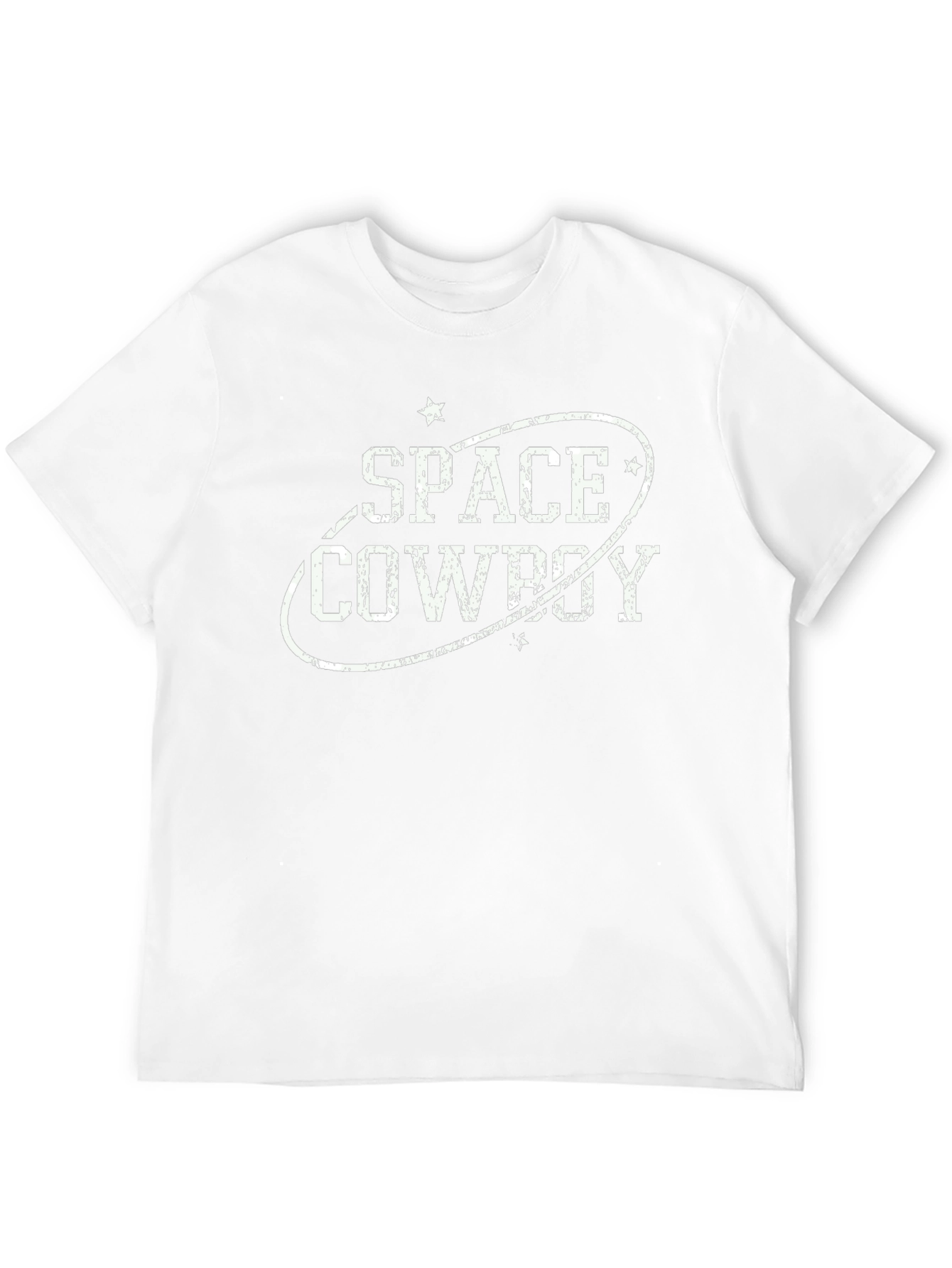 Space Cowboy Graphic Print Tee - Black