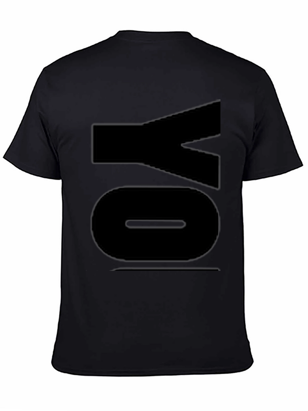 Bold YO Graphic Tee - Black Casual Style