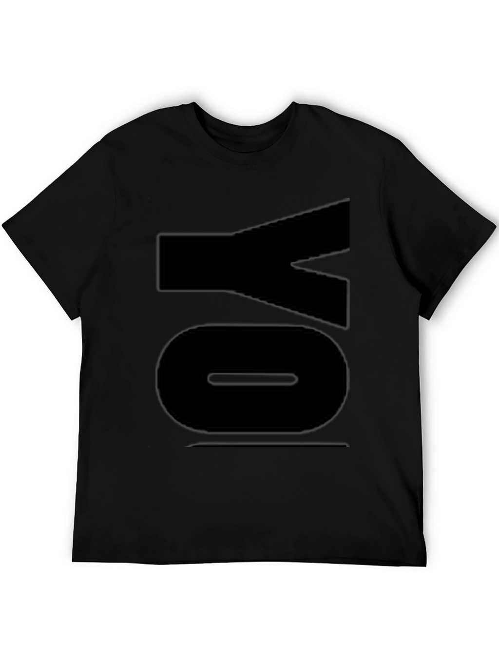 Bold YO Graphic Tee - Black Casual Style