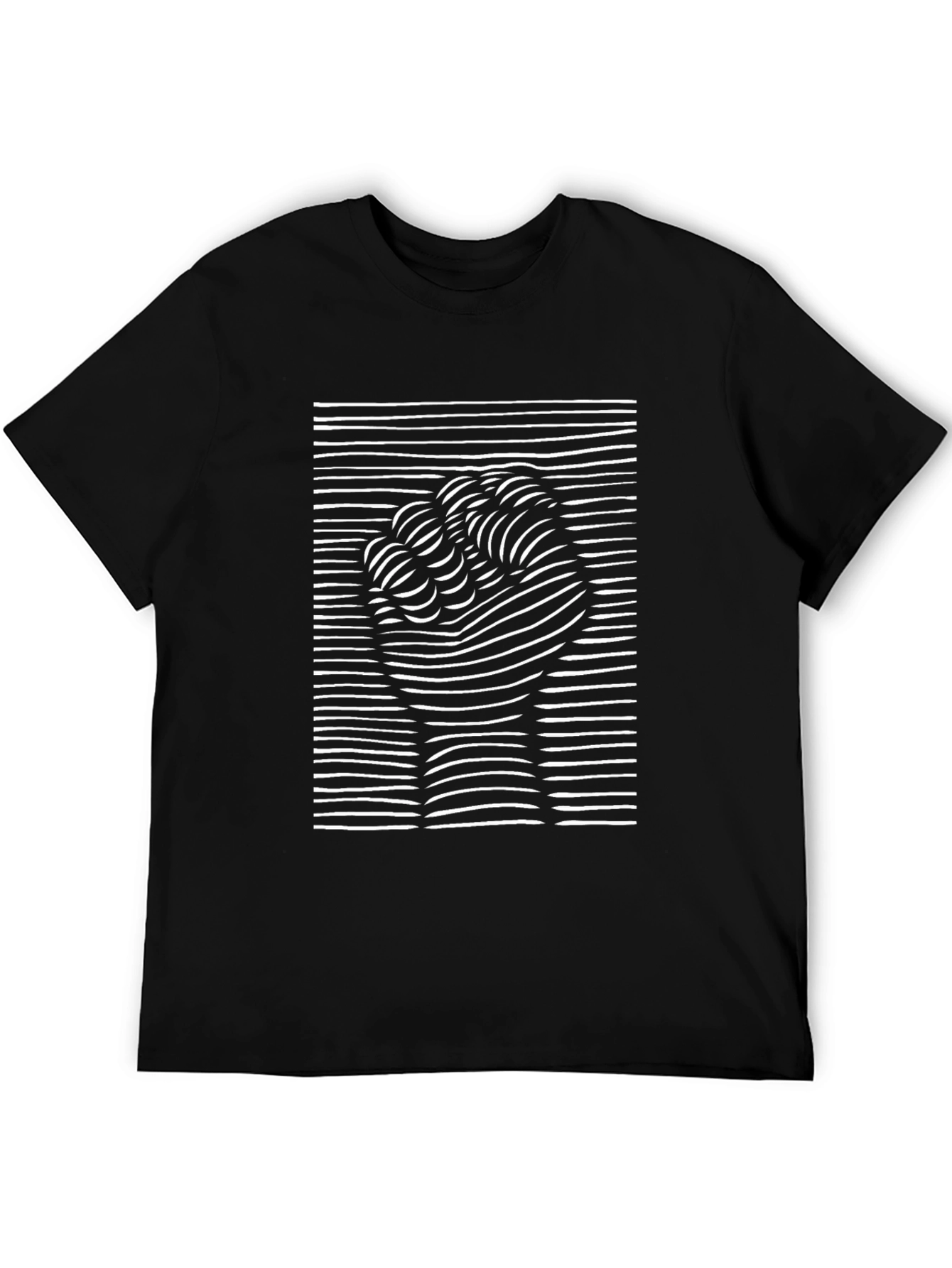 Abstract Fist Graphic Tee - Modern Design