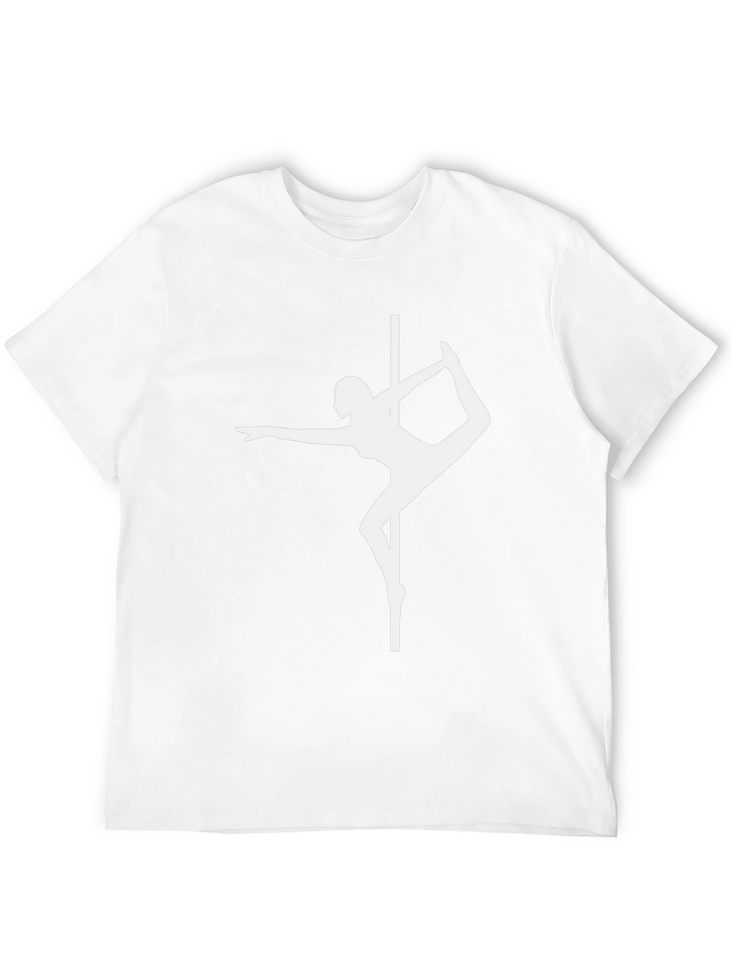Pole Dance Silhouette Black T-Shirt