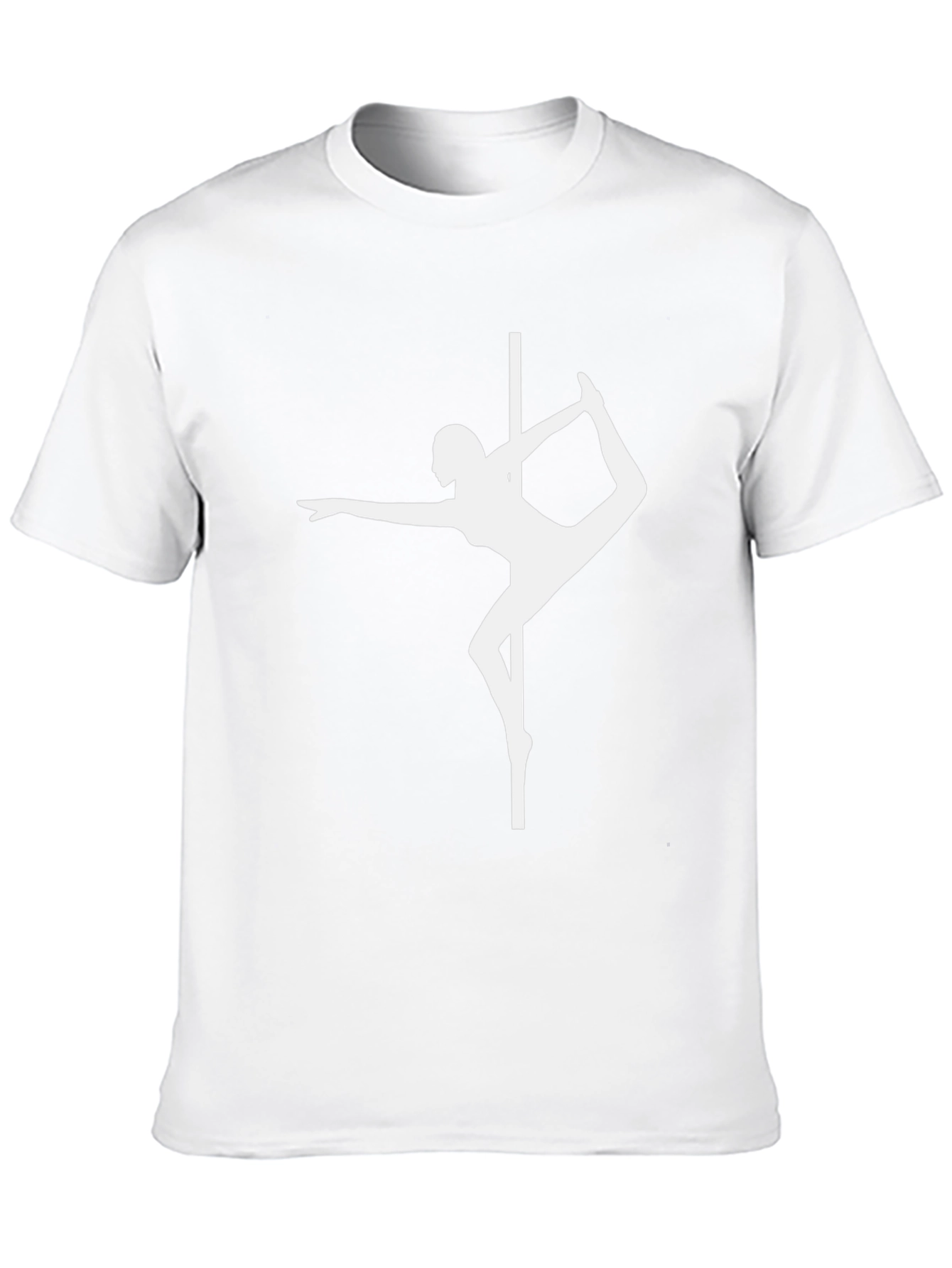 Pole Dance Silhouette Black T-Shirt
