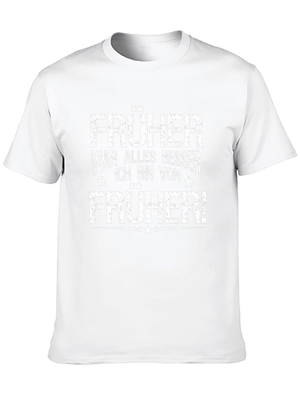 Retro Früher Slogan Black T-Shirt