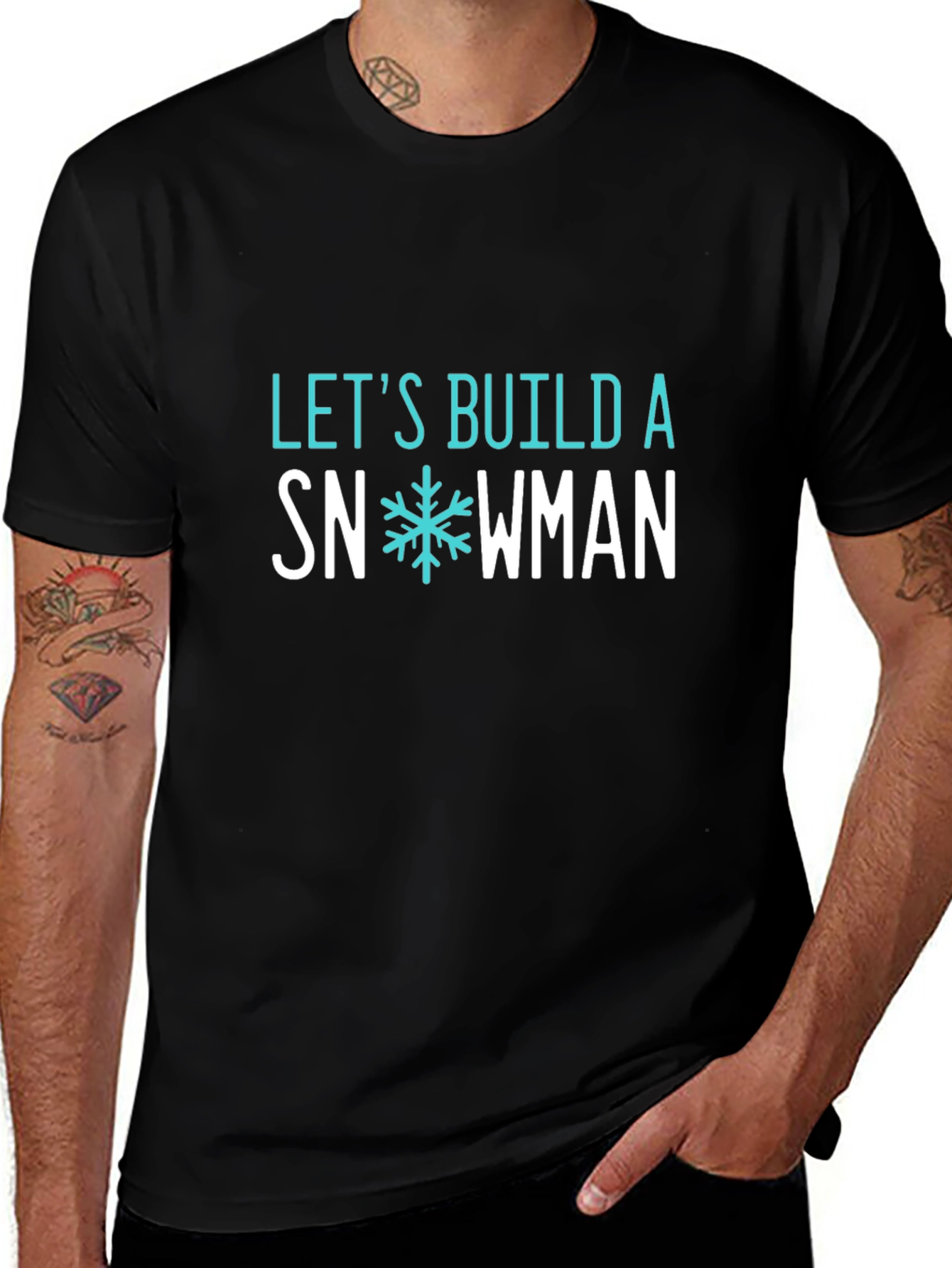 Lets Build A Snowman Graphic Tee