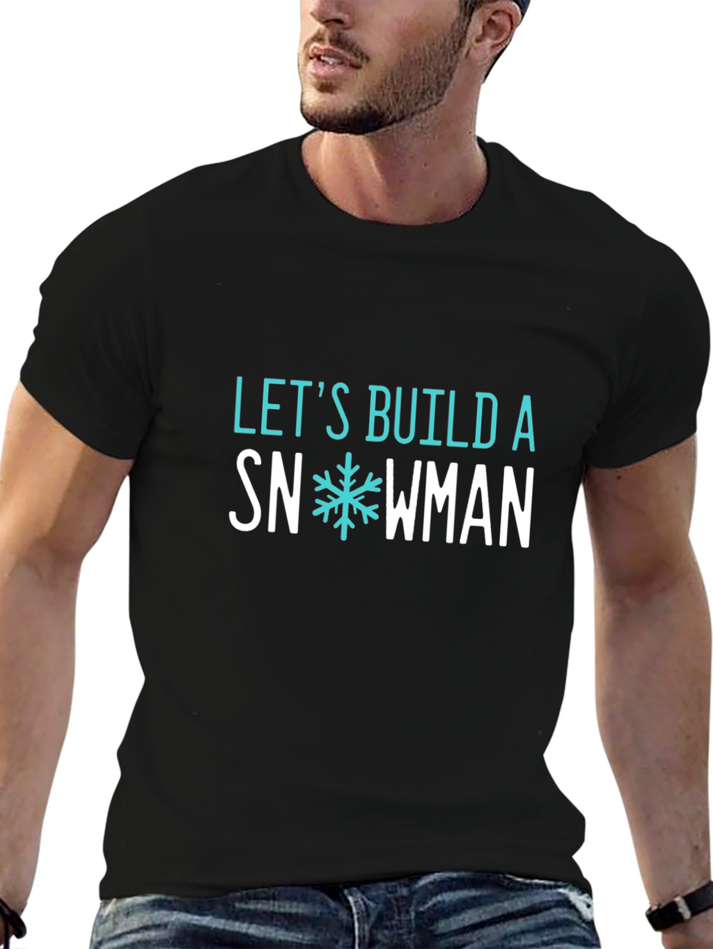 Lets Build A Snowman Graphic Tee