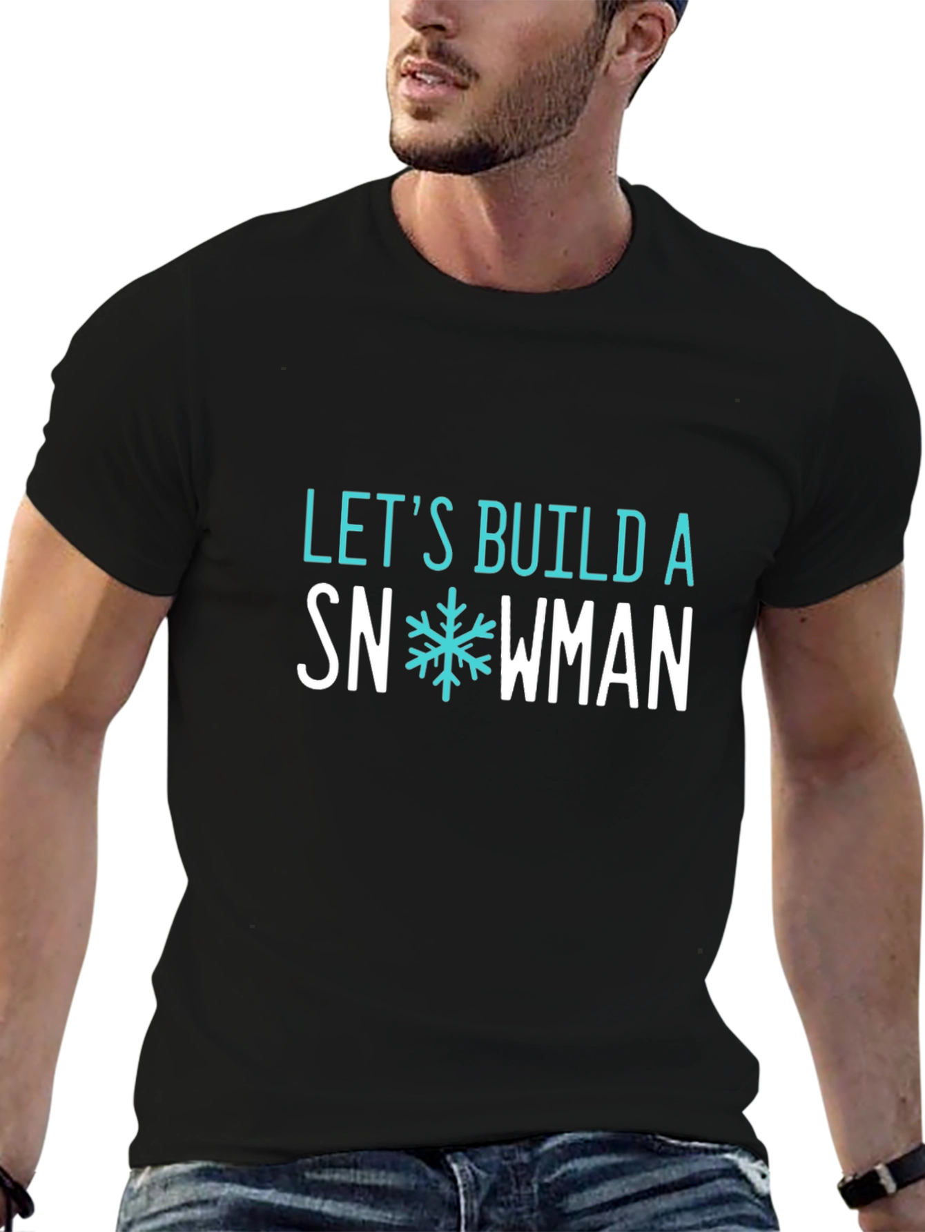 Lets Build A Snowman Graphic Tee