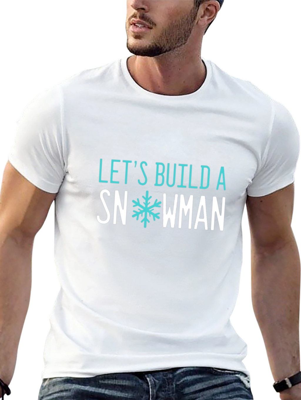 Lets Build A Snowman Graphic Tee