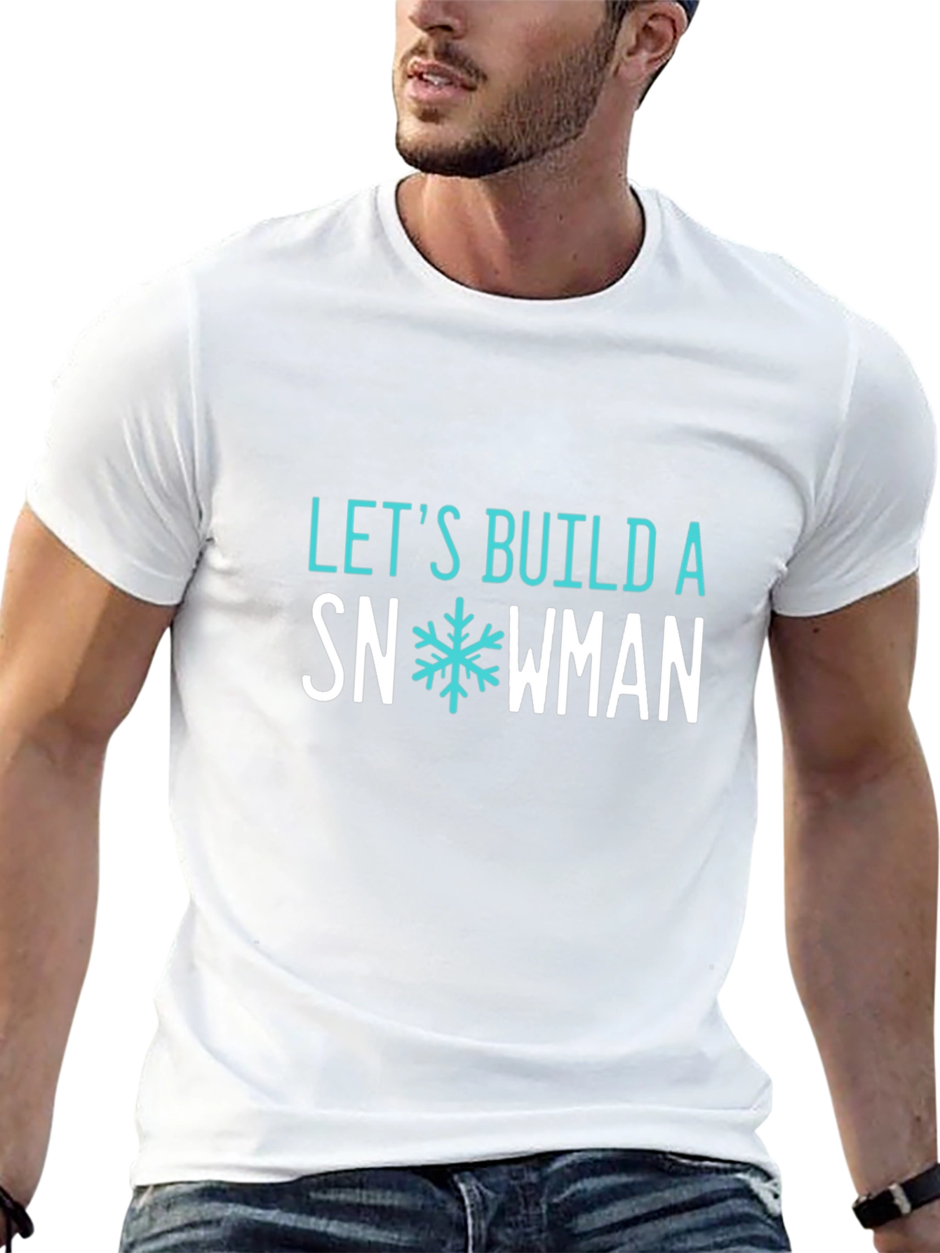 Lets Build A Snowman Graphic Tee