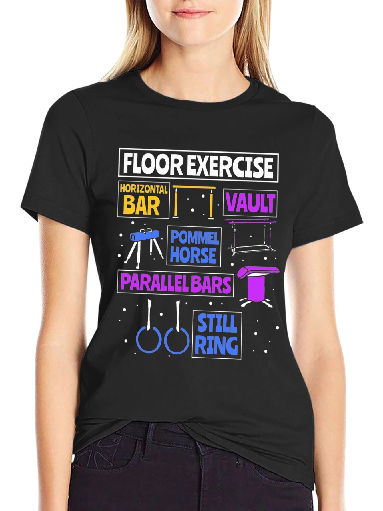 Gymnastics Floor Exercise T-Shirt