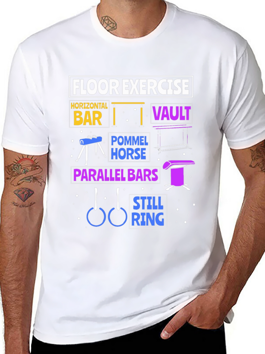 Gymnastics Floor Exercise T-Shirt