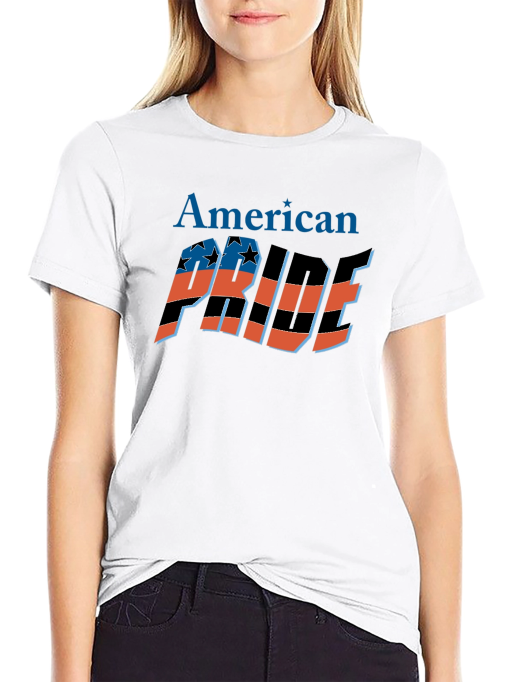 American Pride Graphic Tee - Black