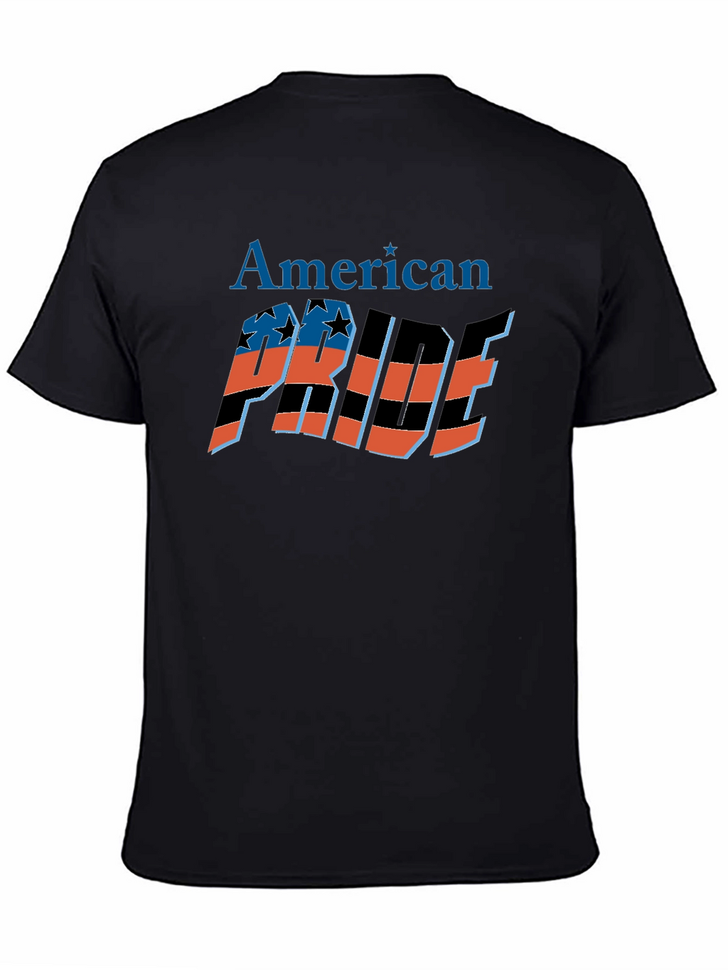 American Pride Graphic Tee - Black