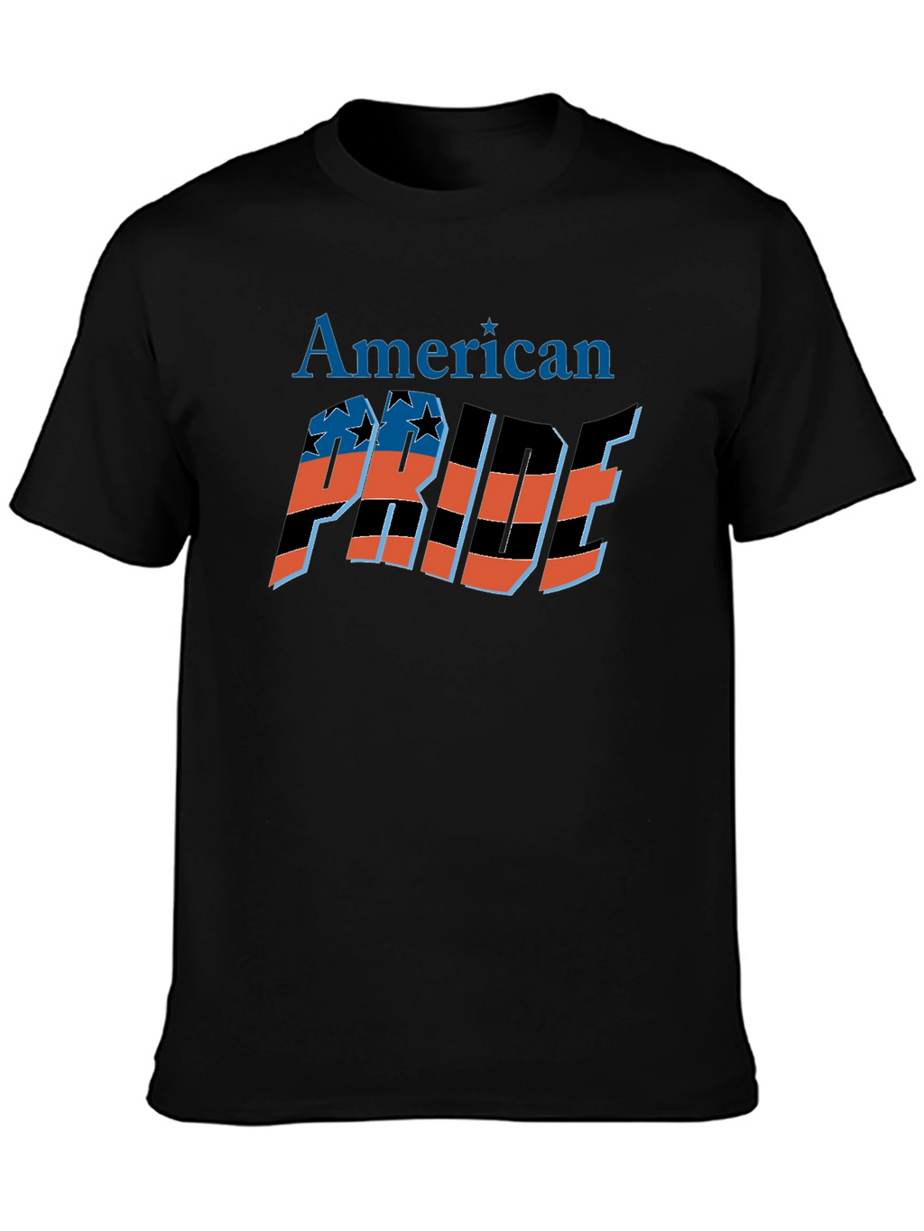 American Pride Graphic Tee - Black