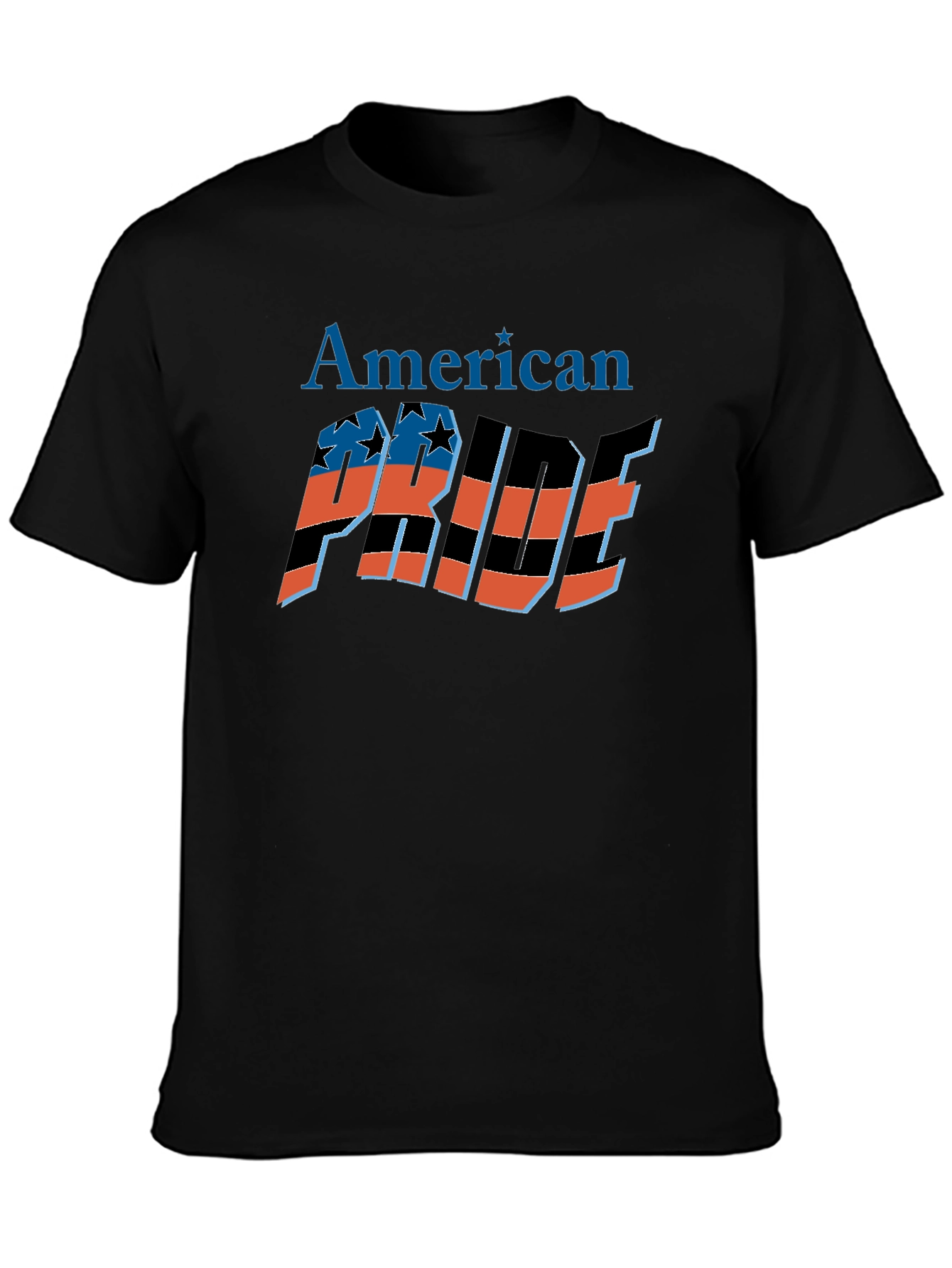 American Pride Graphic Tee - Black