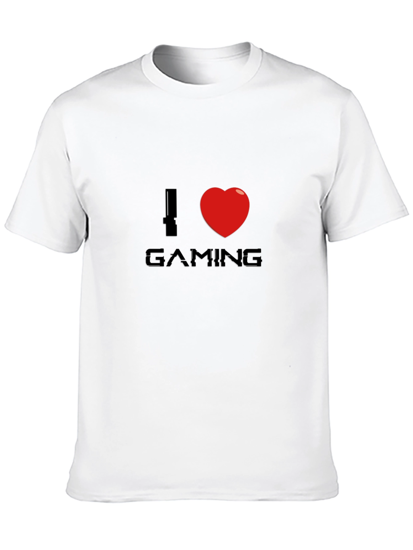 I Love Gaming Black T-Shirt