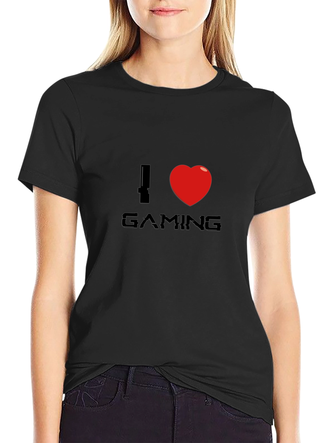 I Love Gaming Black T-Shirt