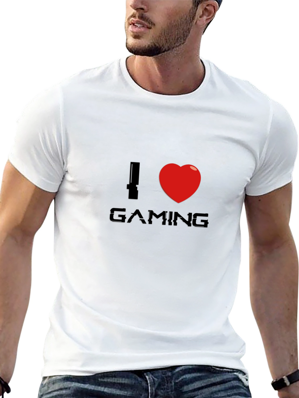I Love Gaming Black T-Shirt